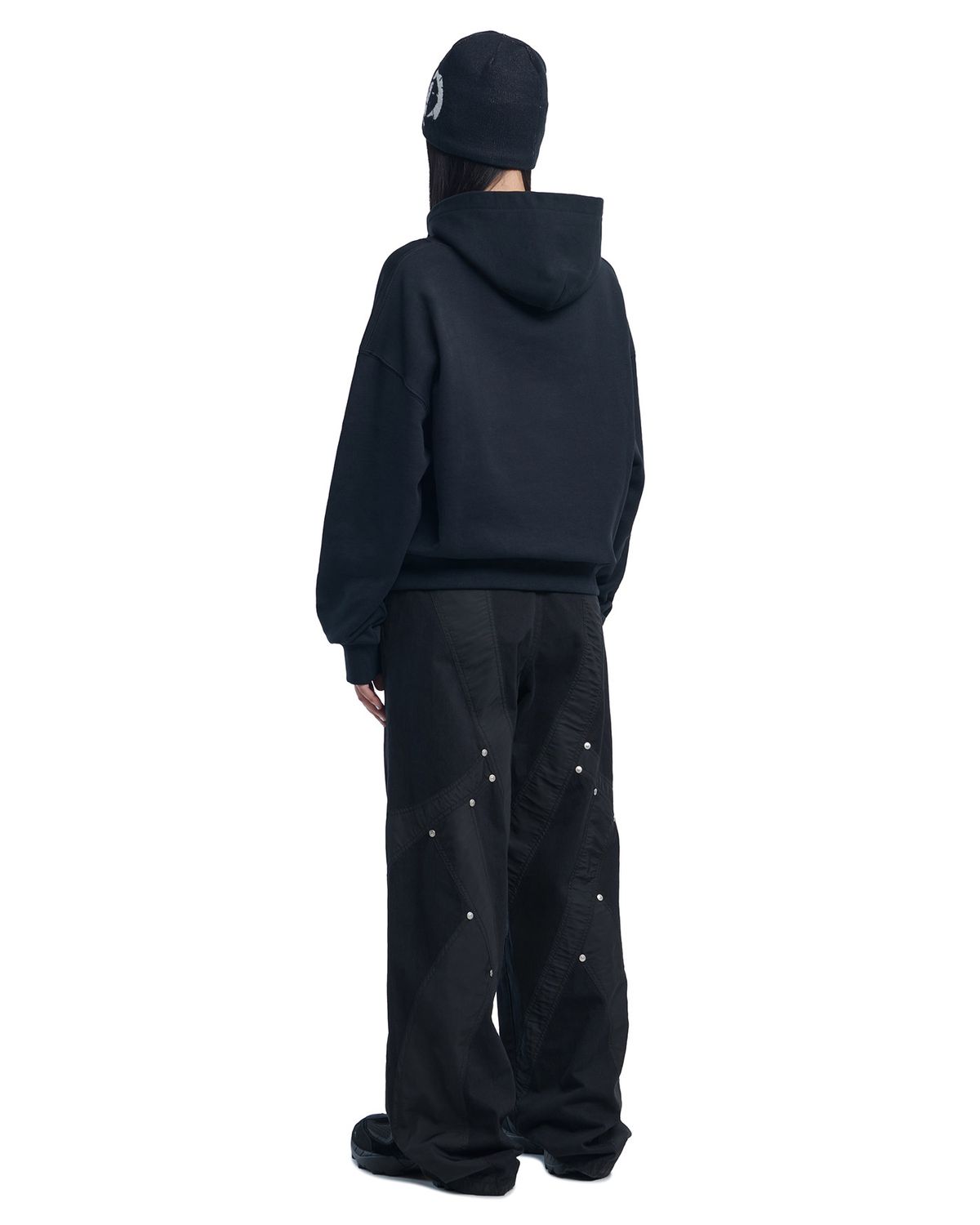 노매뉴얼(NOMANUAL) A.G HOODIE - BLACK