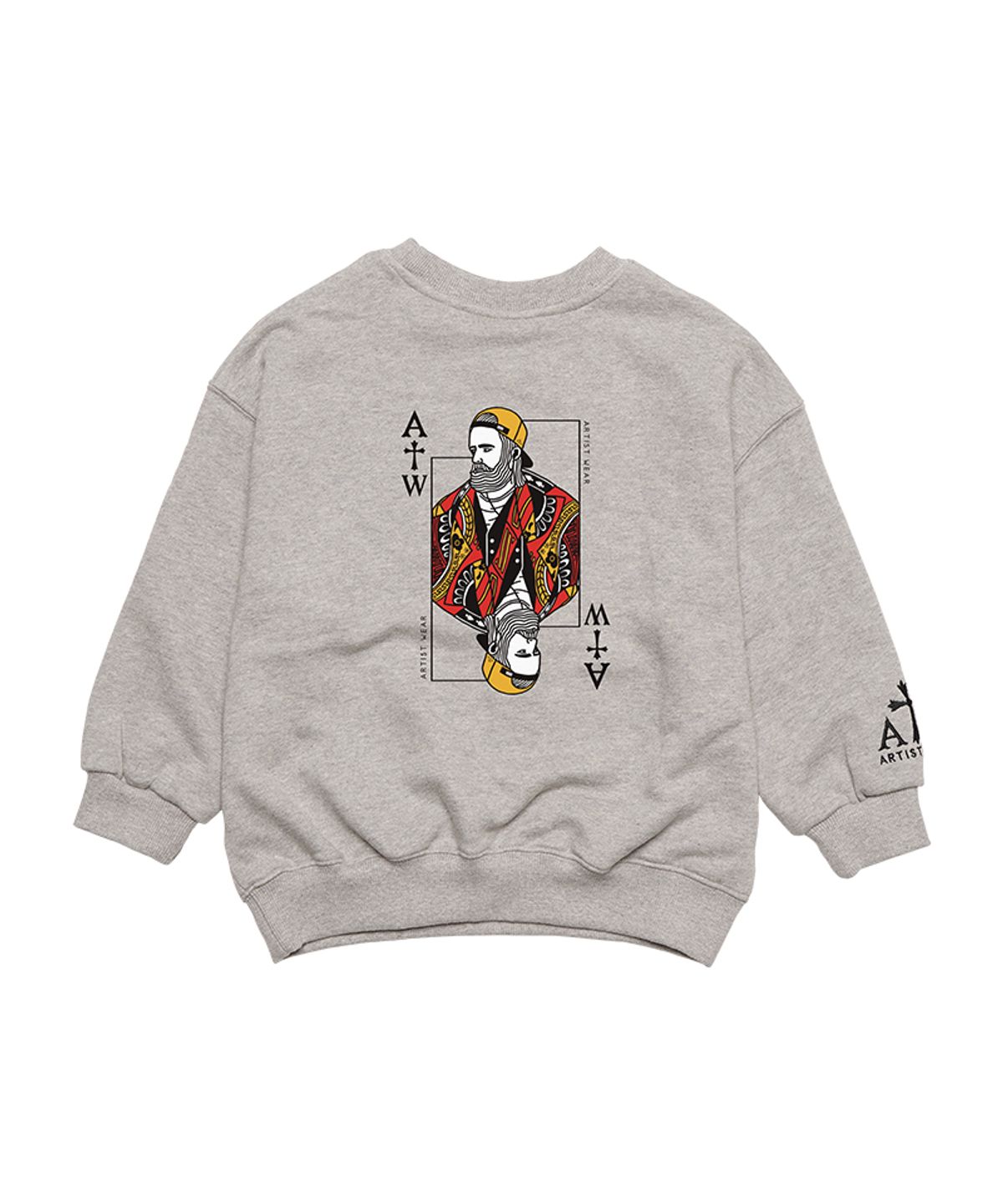 아티스트웨어 키즈(ARTISTWEARKIDS) [ATW] 키즈 킹 오브 스트릿 셋업_GY