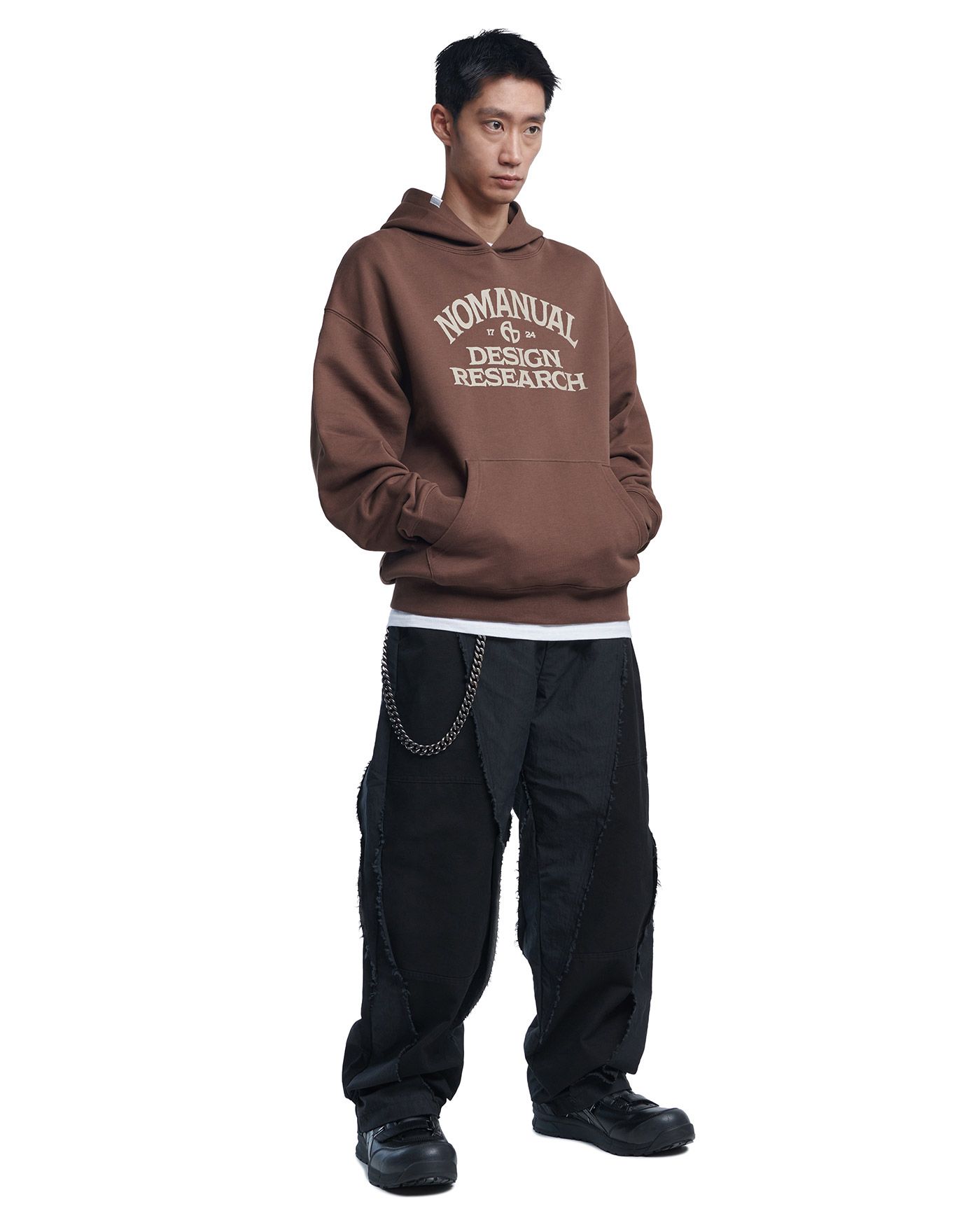 【NOMANUAL】 ★ A.G HOODIE ★ 大人気 MUSINSA公式 | NOMANUAL A.G HOODIE - BROWN