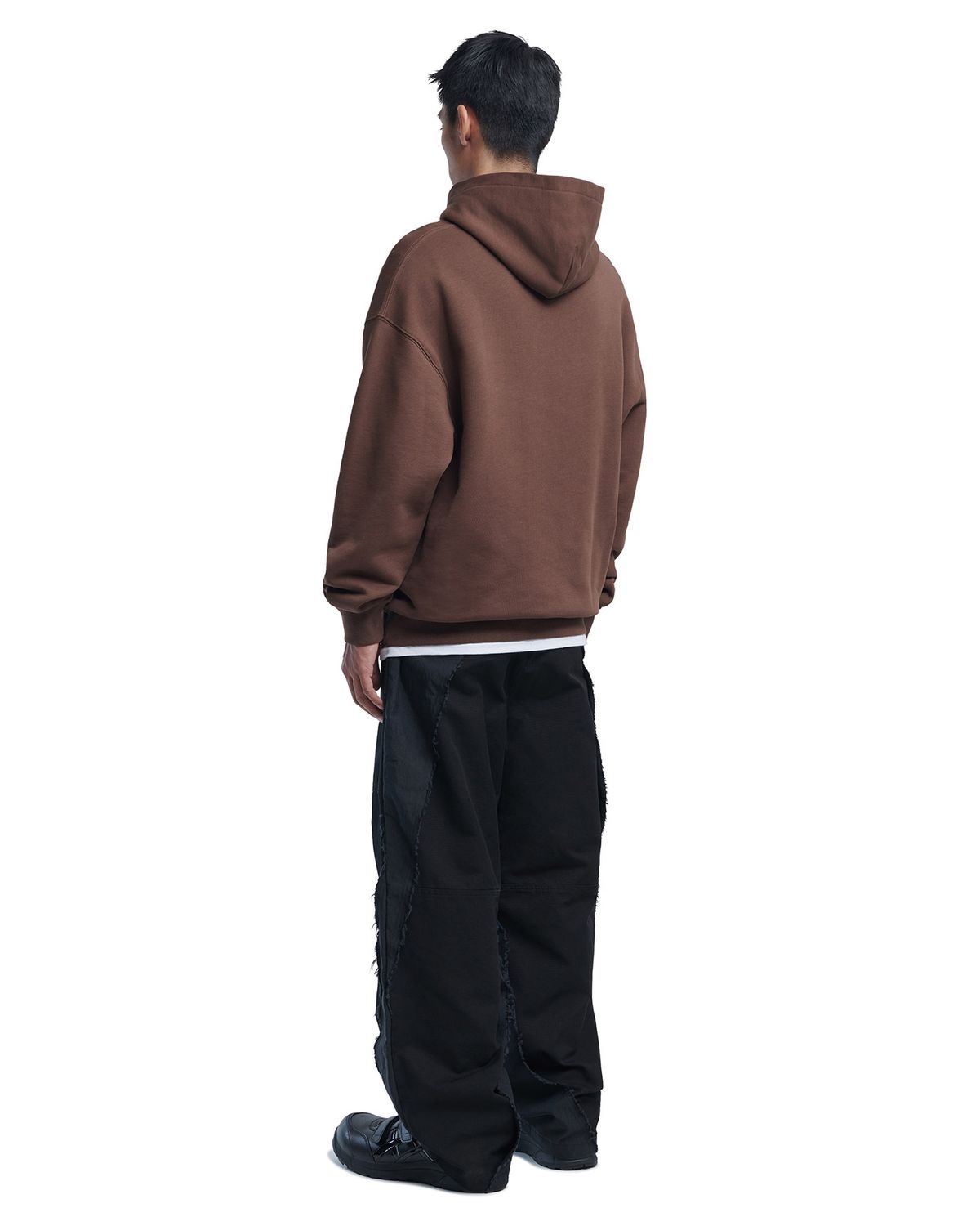 노매뉴얼(NOMANUAL) A.G HOODIE - BROWN