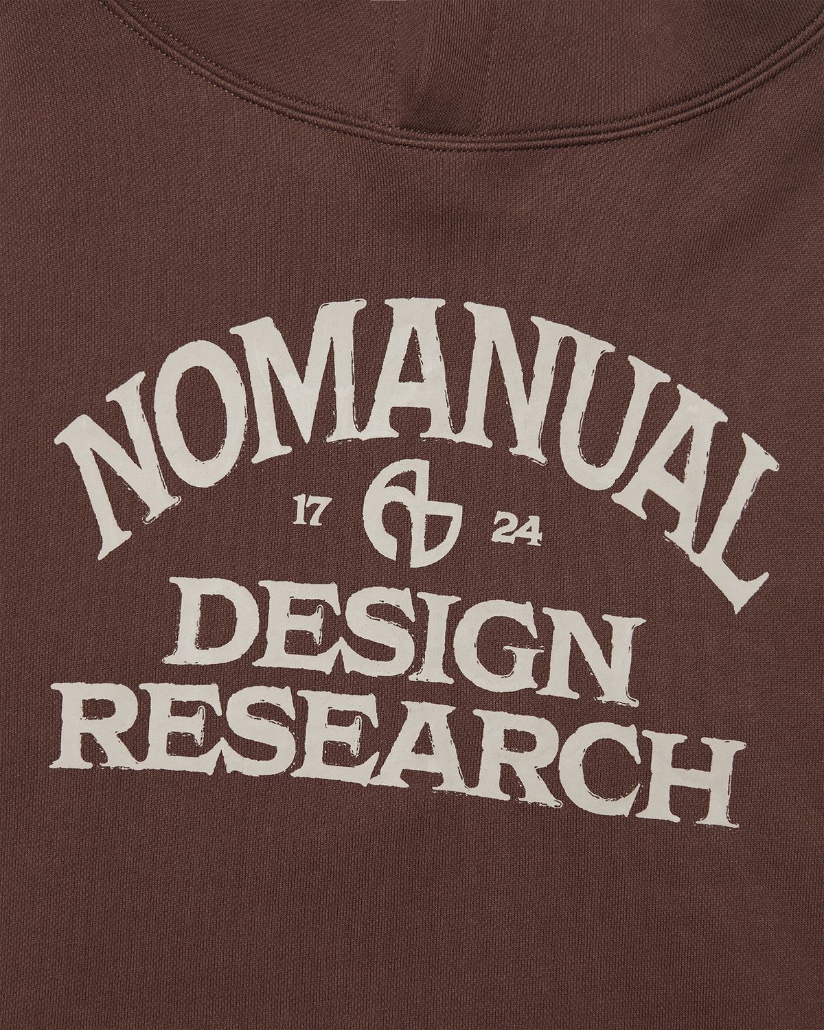 노매뉴얼(NOMANUAL) A.G HOODIE - BROWN