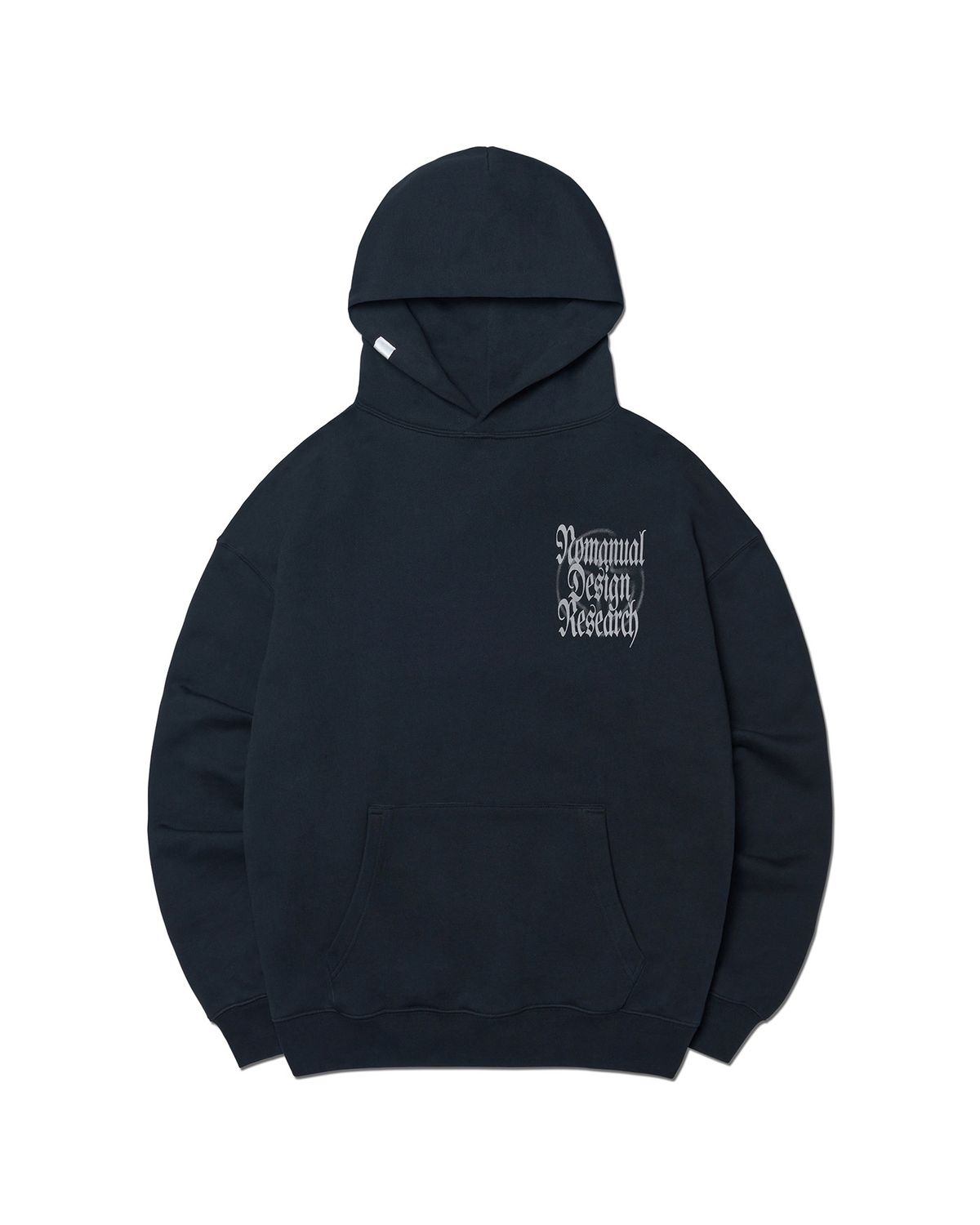 노매뉴얼(NOMANUAL) MANERO HOODIE - BLACK