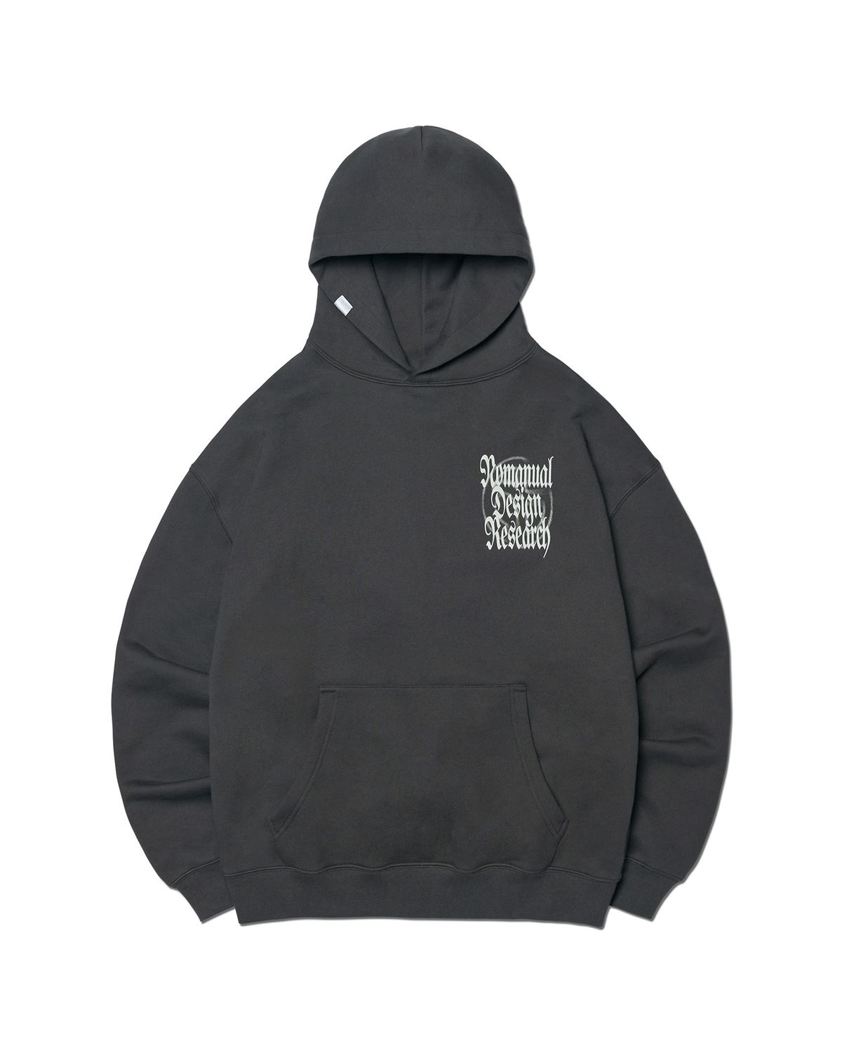 노매뉴얼(NOMANUAL) MANERO HOODIE - CHARCOAL