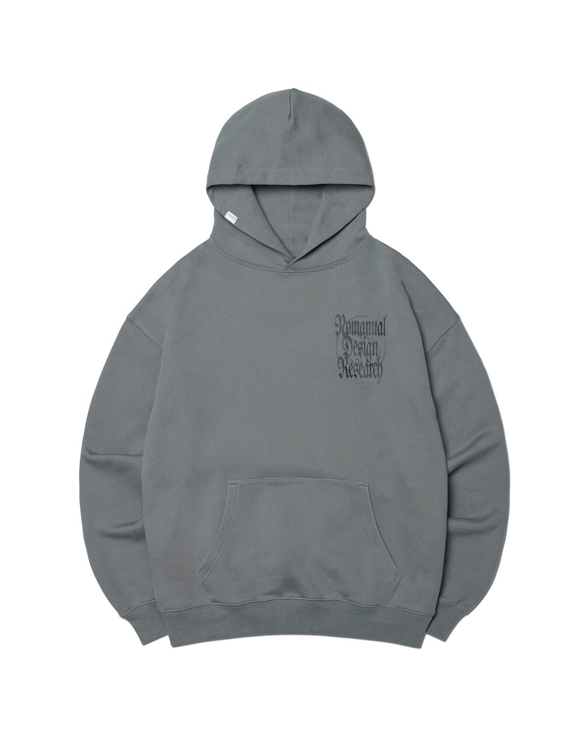 노매뉴얼(NOMANUAL) MANERO HOODIE - GRAY