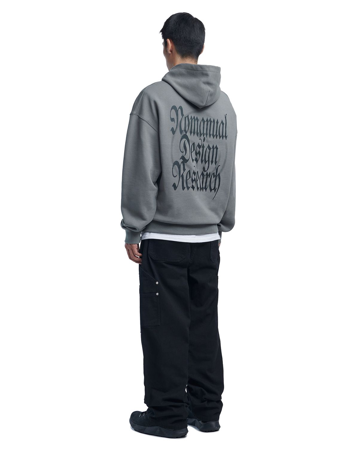 노매뉴얼(NOMANUAL) MANERO HOODIE - GRAY