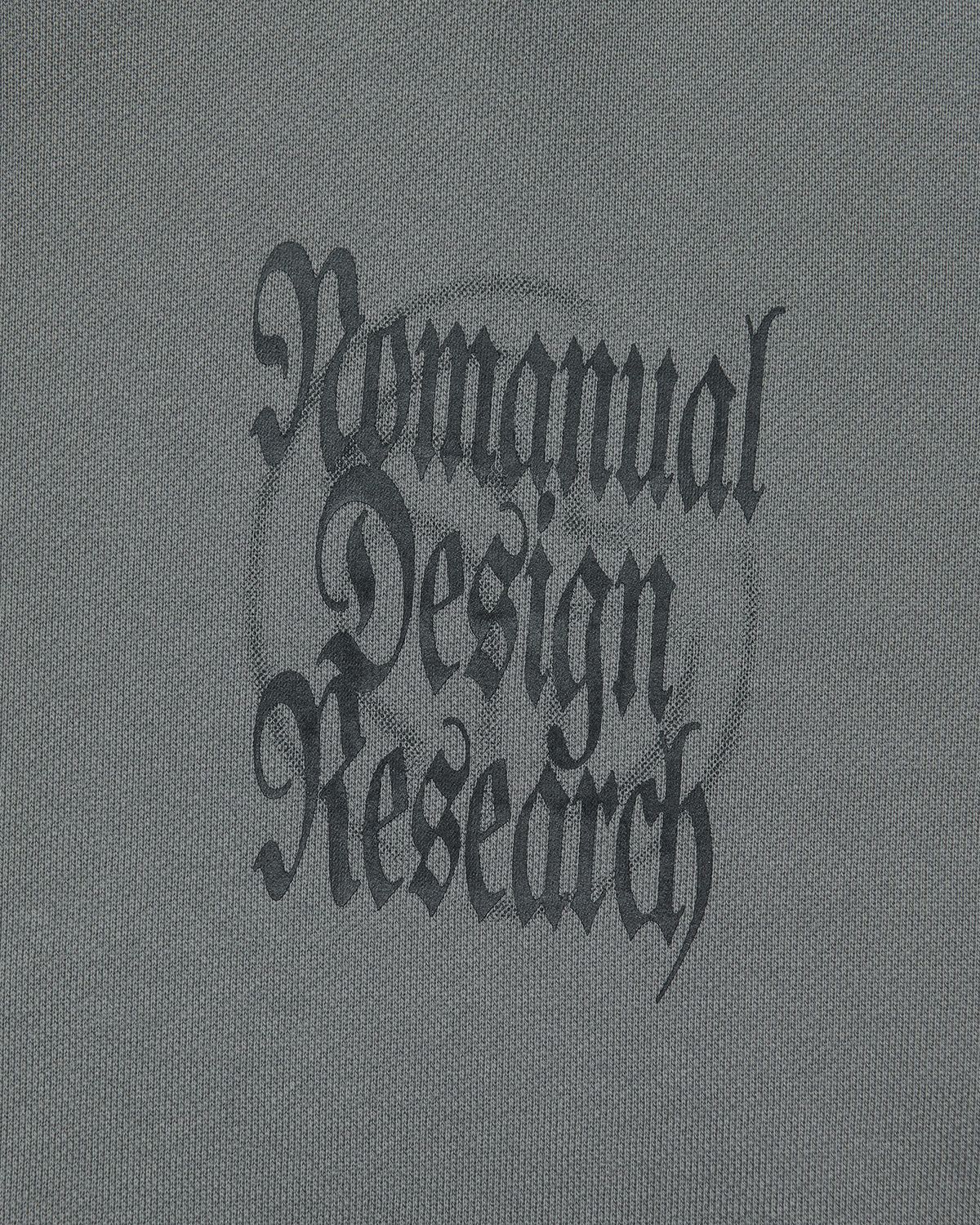 노매뉴얼(NOMANUAL) MANERO HOODIE - GRAY