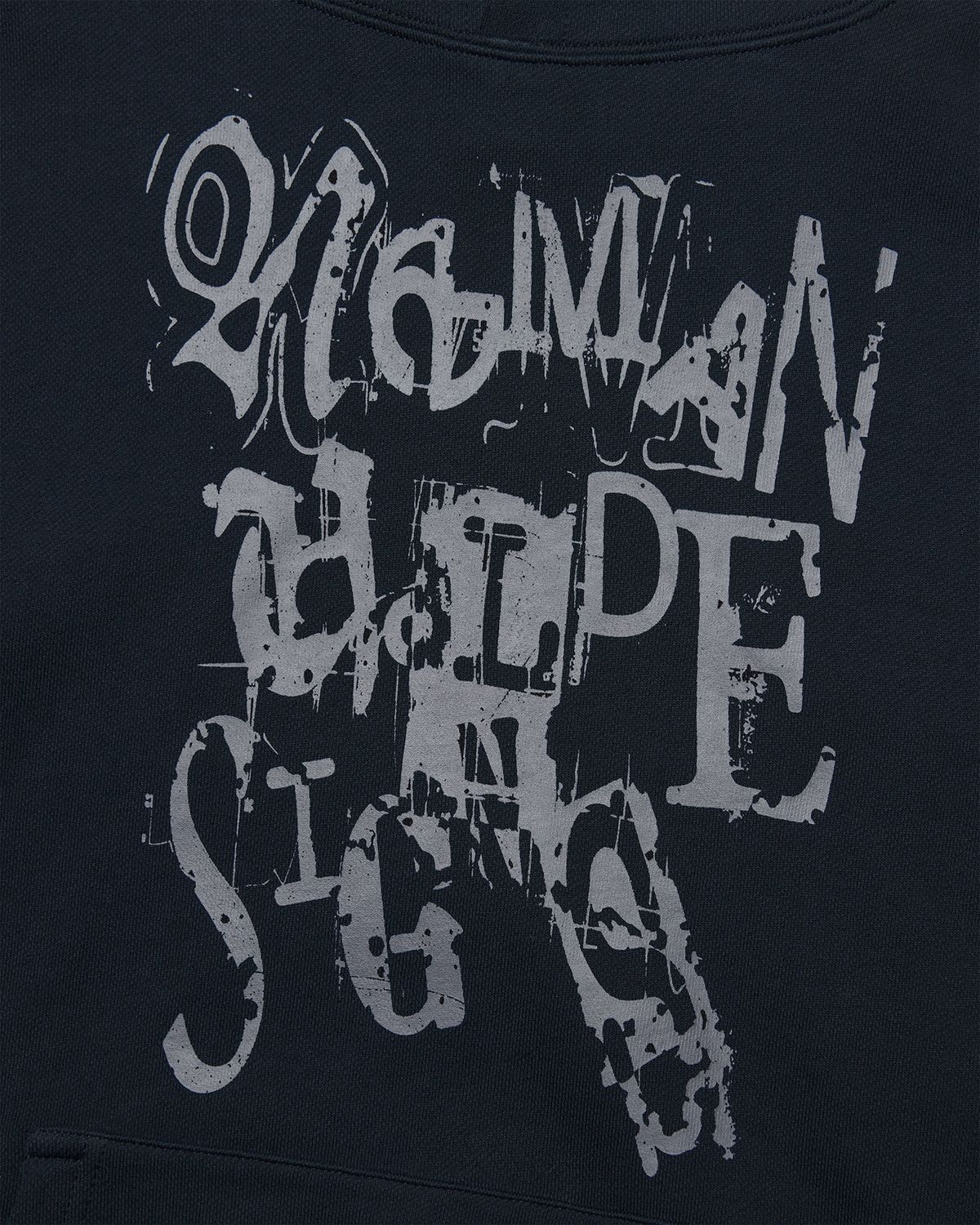 노매뉴얼(NOMANUAL) C.F HOODIE - BLACK