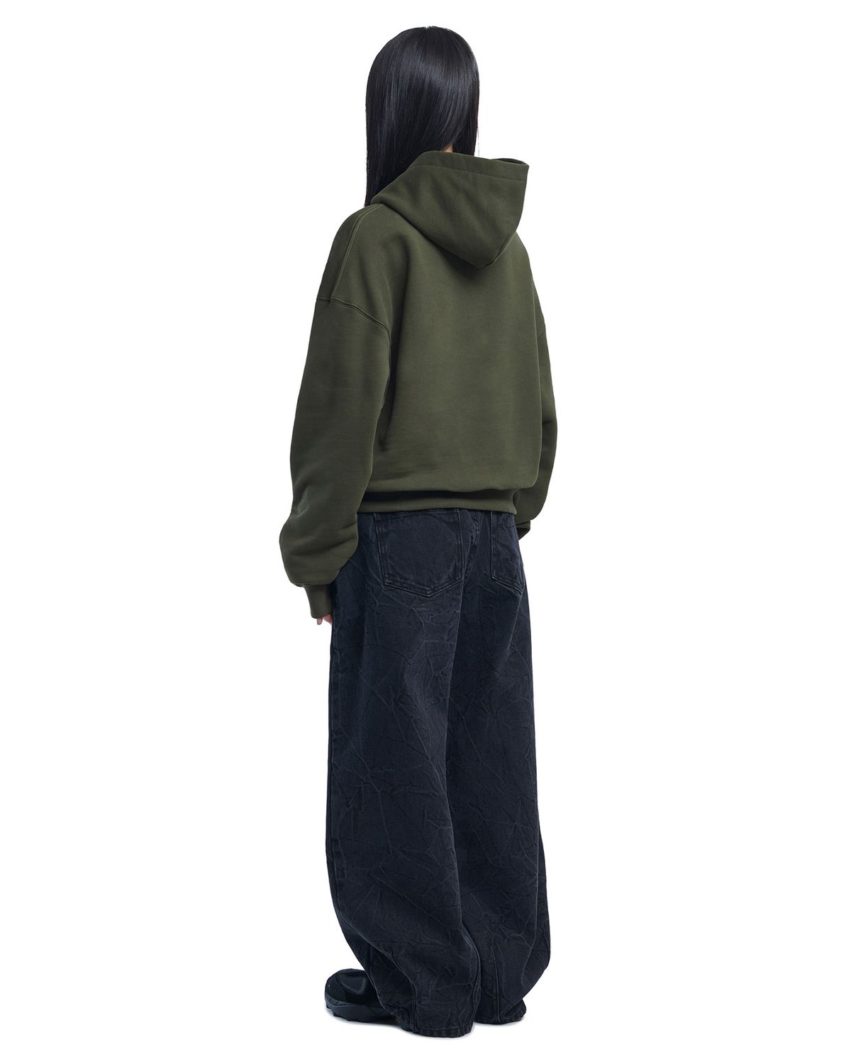 노매뉴얼(NOMANUAL) C.F HOODIE - KHAKI
