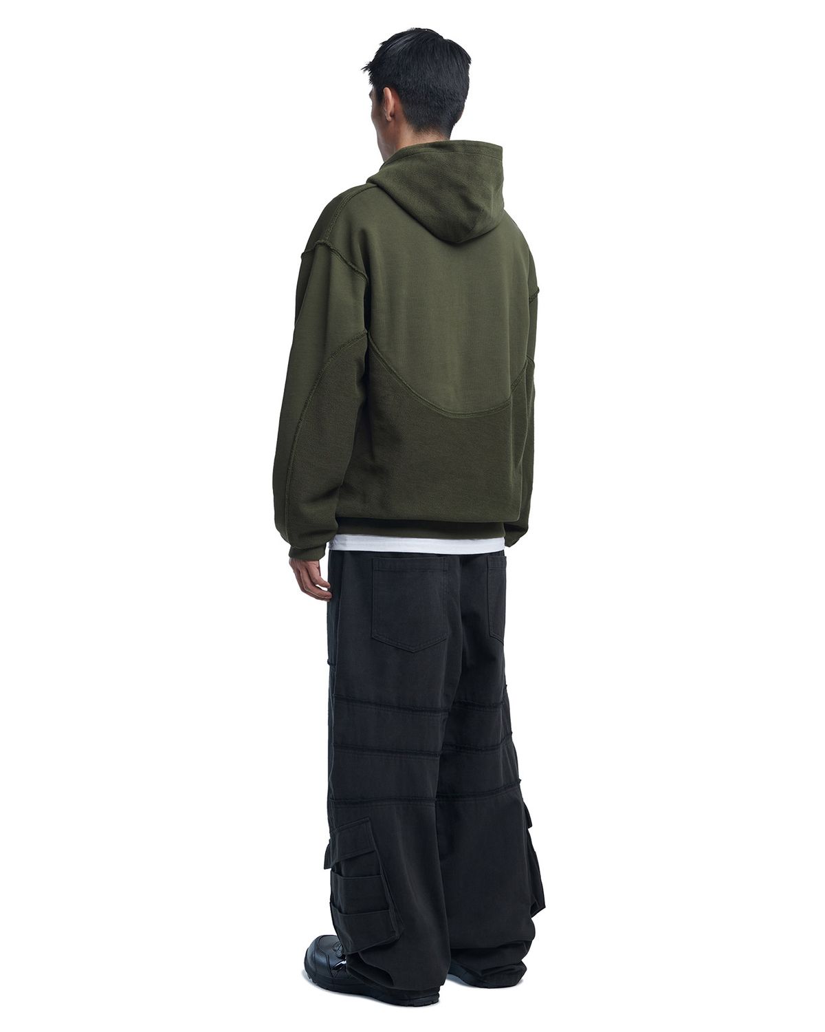 노매뉴얼(NOMANUAL) I.N.O HOODIE - KHAKI