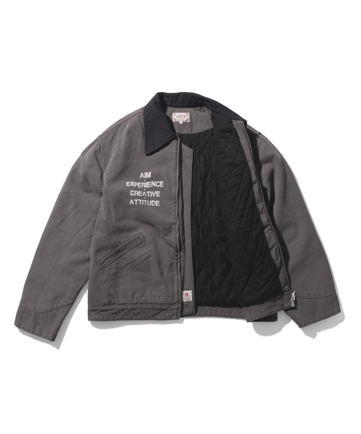 에이카화이트(AECA) AECA VINTAGE PIGMENT WORK JACKET-BROWN