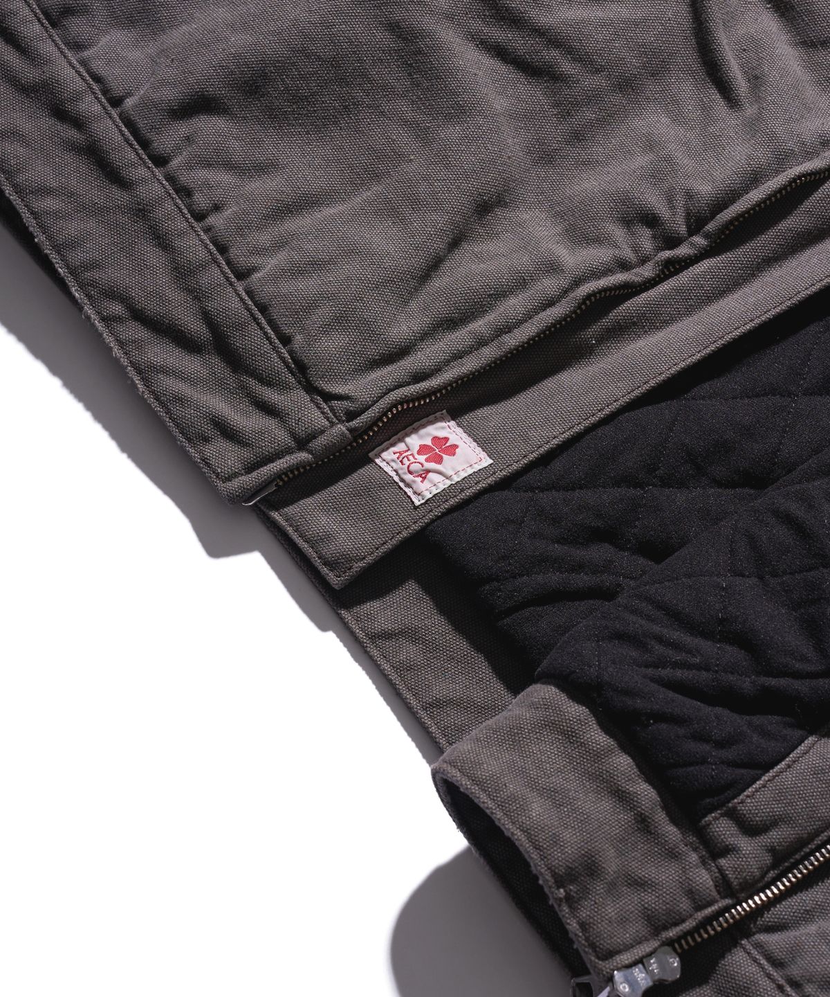 에이카화이트(AECA) AECA VINTAGE PIGMENT WORK JACKET-BROWN