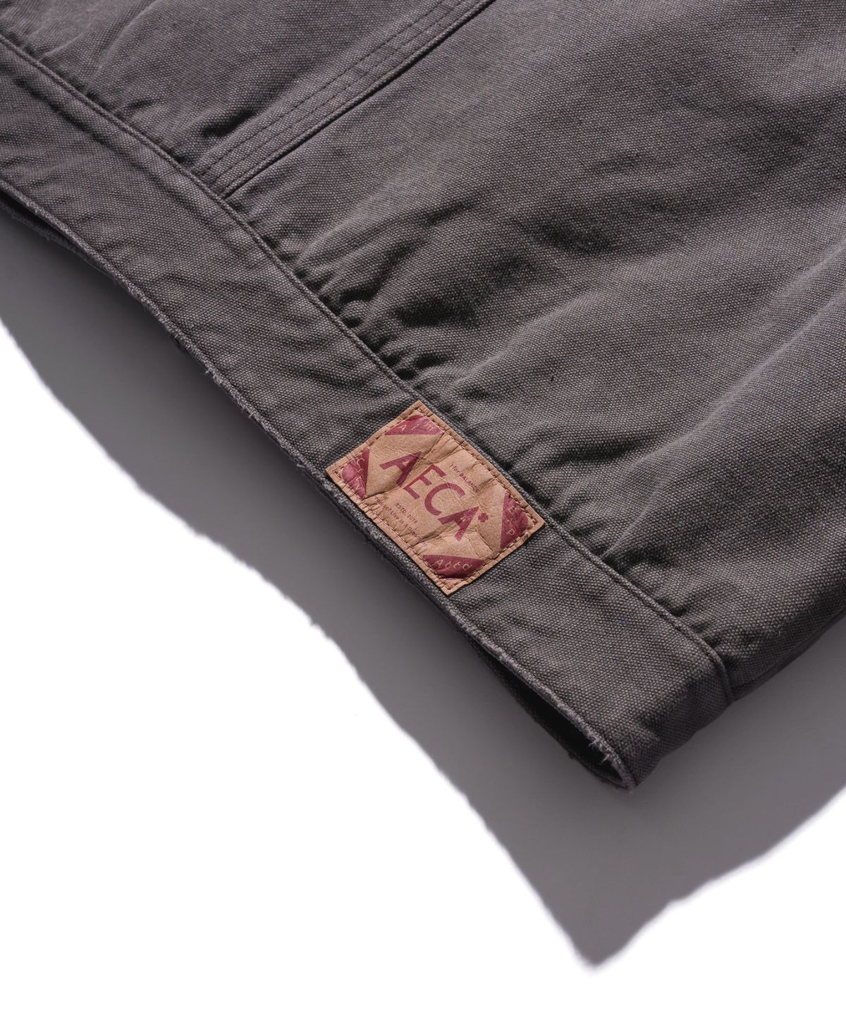 에이카화이트(AECA) AECA VINTAGE PIGMENT WORK JACKET-BROWN