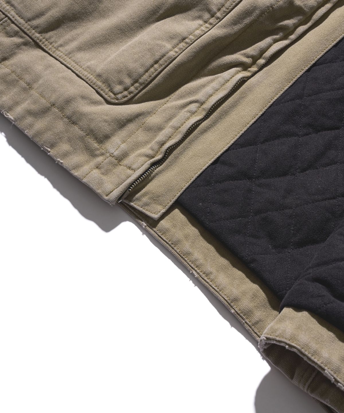 에이카화이트(AECA) AECA VINTAGE PIGMENT FIELD PARKA-BEIGE