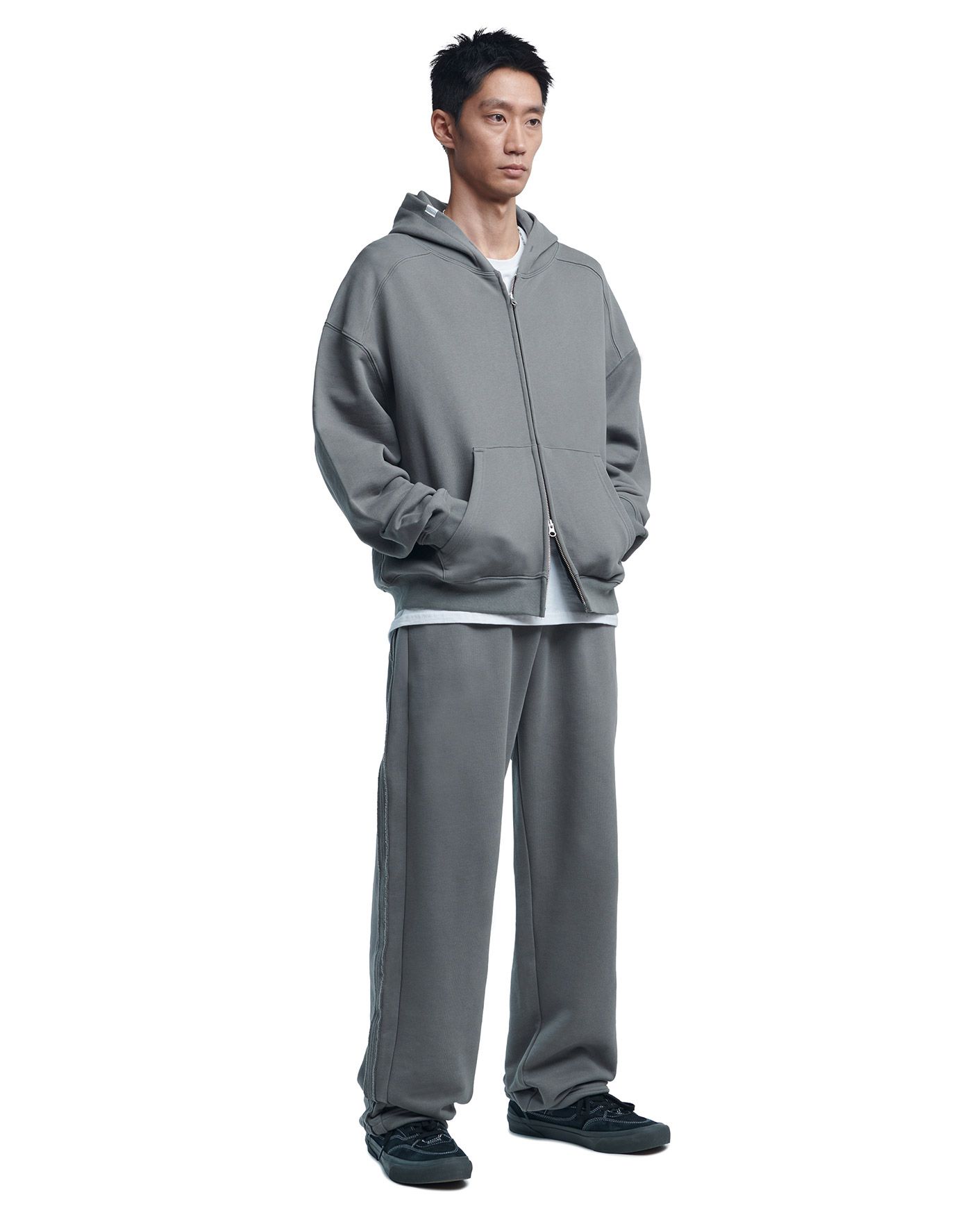 パーカー・フーディ NOMANUAL ML HOODIE GRAY NM63HD02M1GY NOMANUAL パーカー 「NOMANUAL」M.L HOODED ZIP-UP メンズ