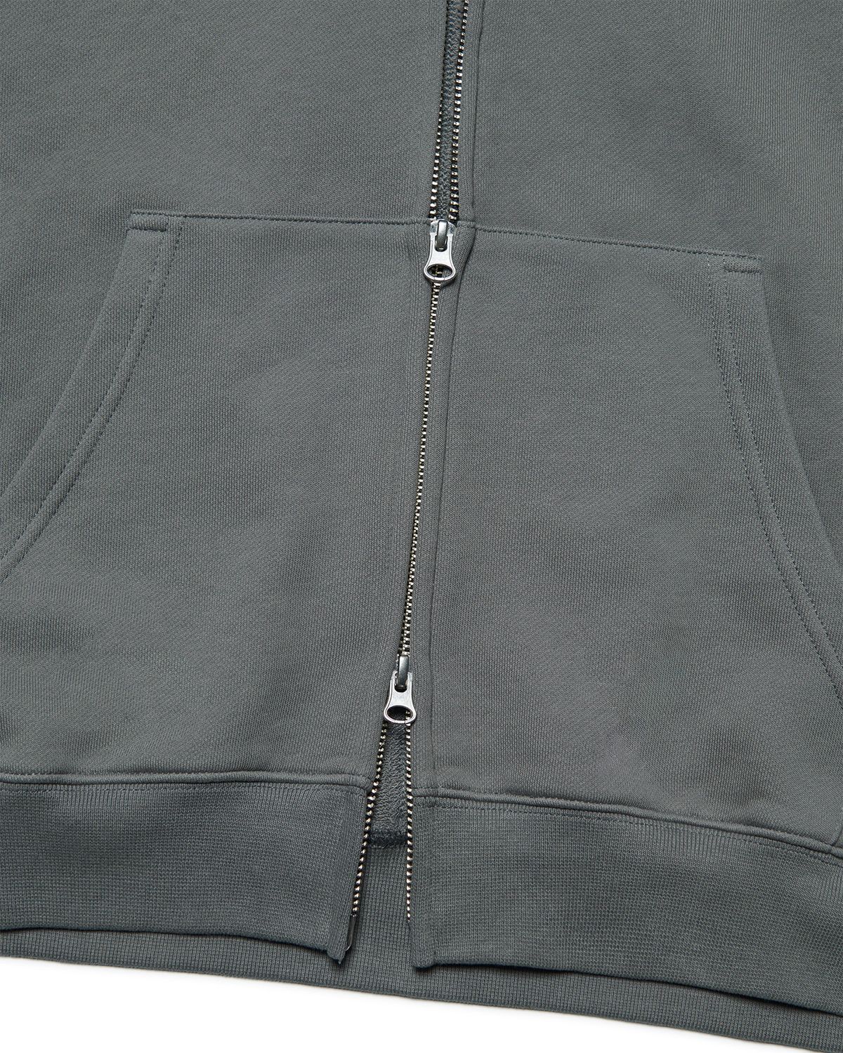 노매뉴얼(NOMANUAL) M.L HOODED ZIP-UP - GRAY