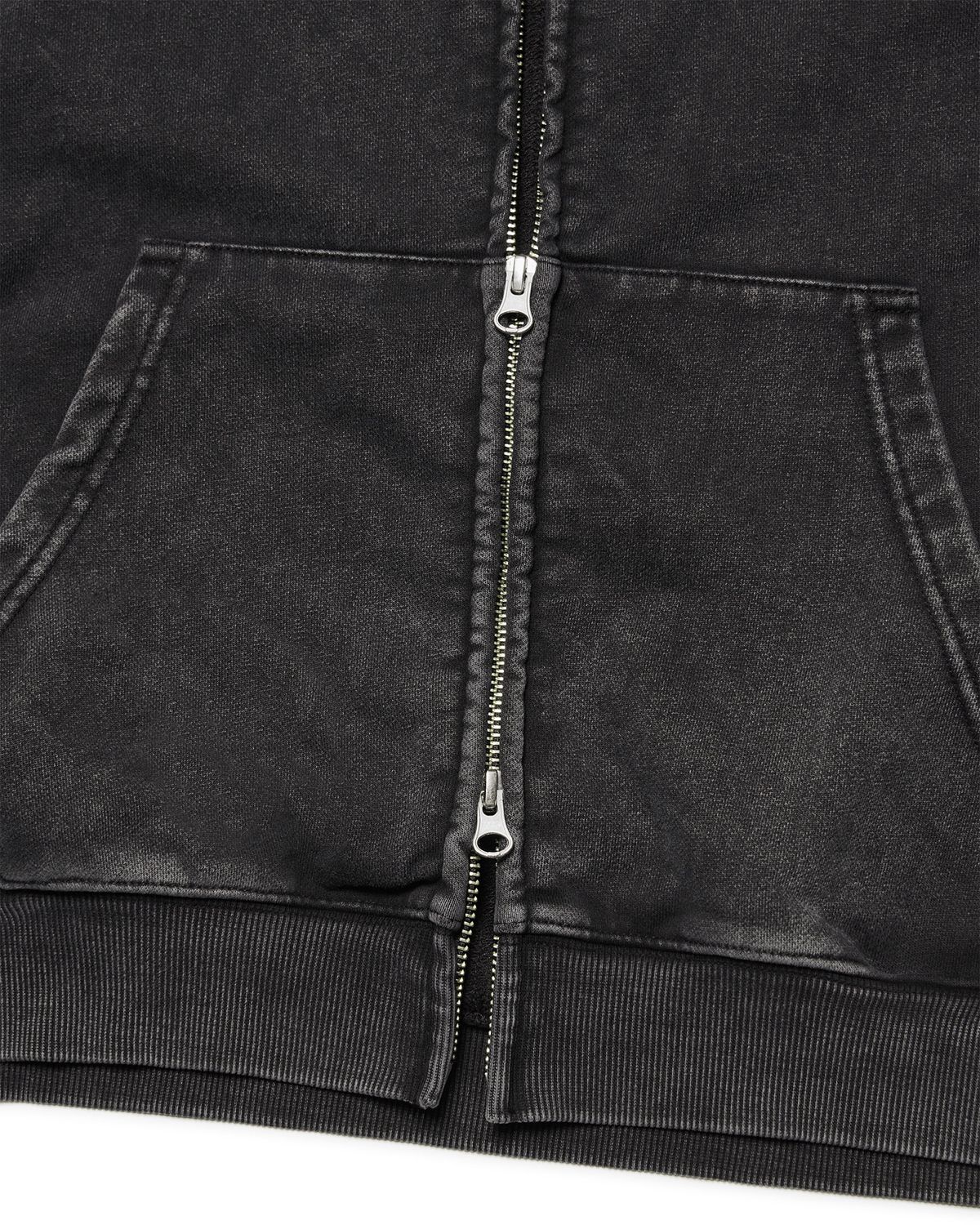노매뉴얼(NOMANUAL) M.L HOODED ZIP-UP - ASH BROWN