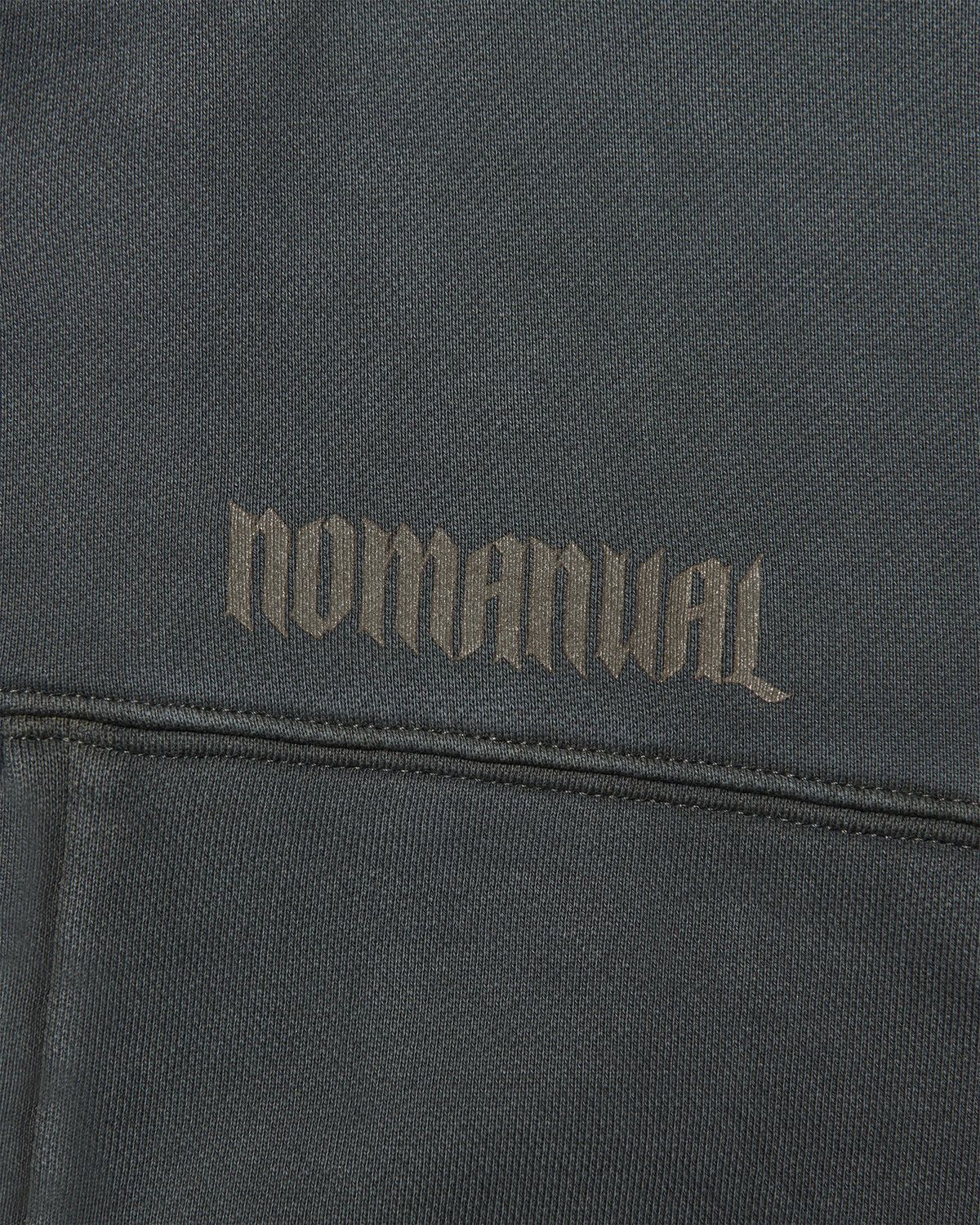 노매뉴얼(NOMANUAL) OVERDYED LAYER HOODED ZIP-UP - DEEP KHAKI