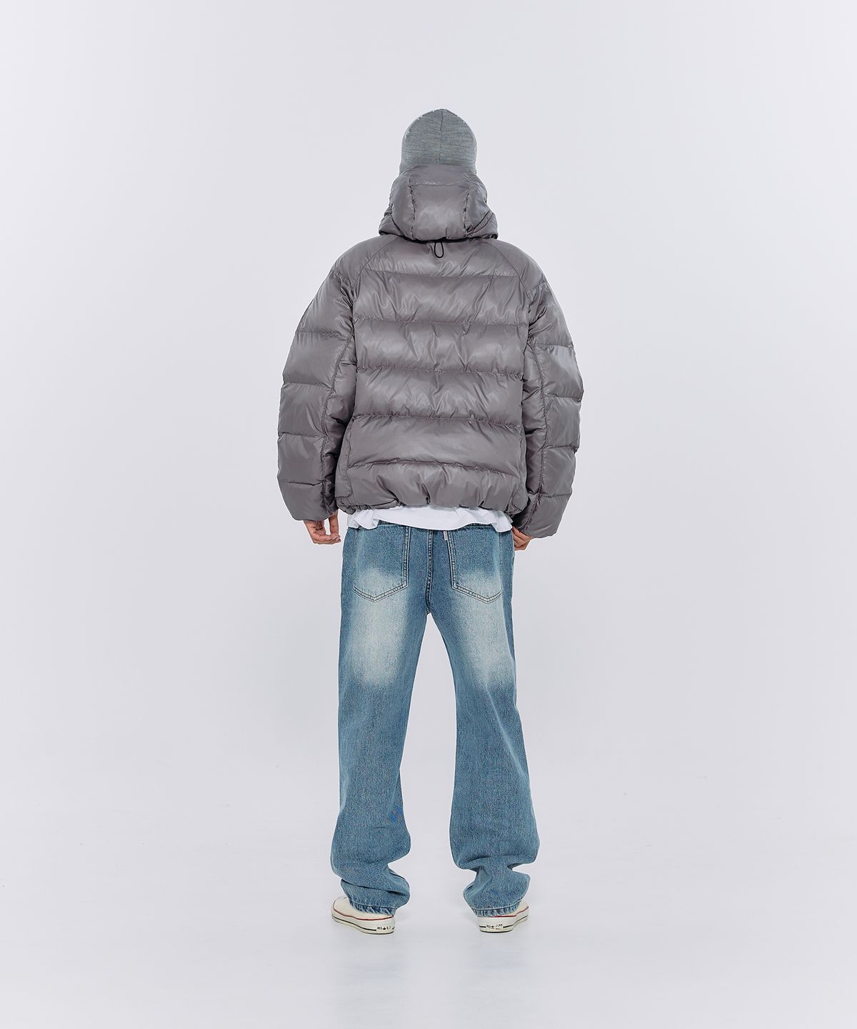 에이카화이트(AECA) AECA RIBSTOP PADDING JUMPER-GREY