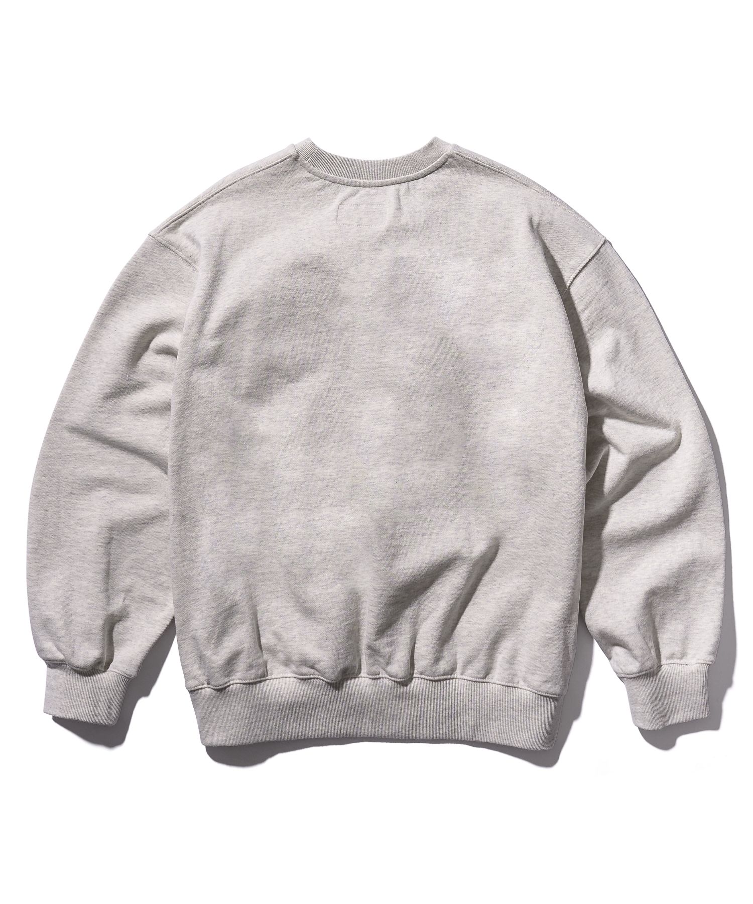MUSINSA公式 | AECA WHITE BIG LOGO SWEATSHIRT-MELANGE OATMEAL