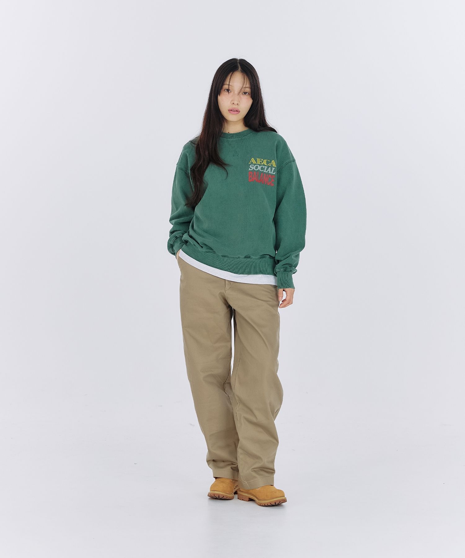 ◆AECA WHITE SOCIAL BALANCE SWEAT SHIRTS◆ MUSINSA | AECA WHITE AECA SOCIAL BALANCE SWEAT SHIRTS-WASHED