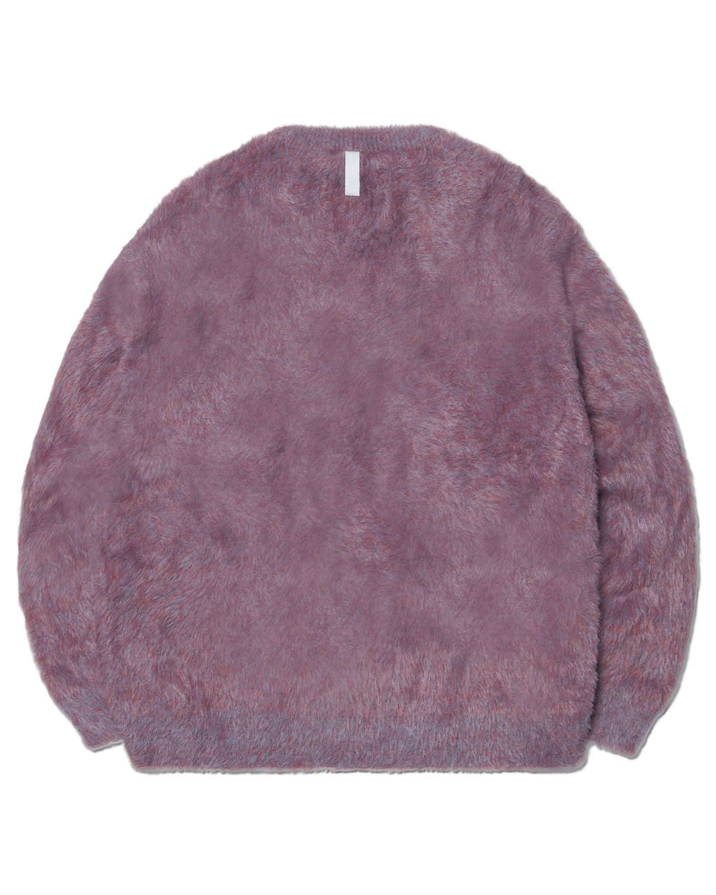 MUSINSA | NOMANUAL CROPPED HAIRY KNIT - ROSE