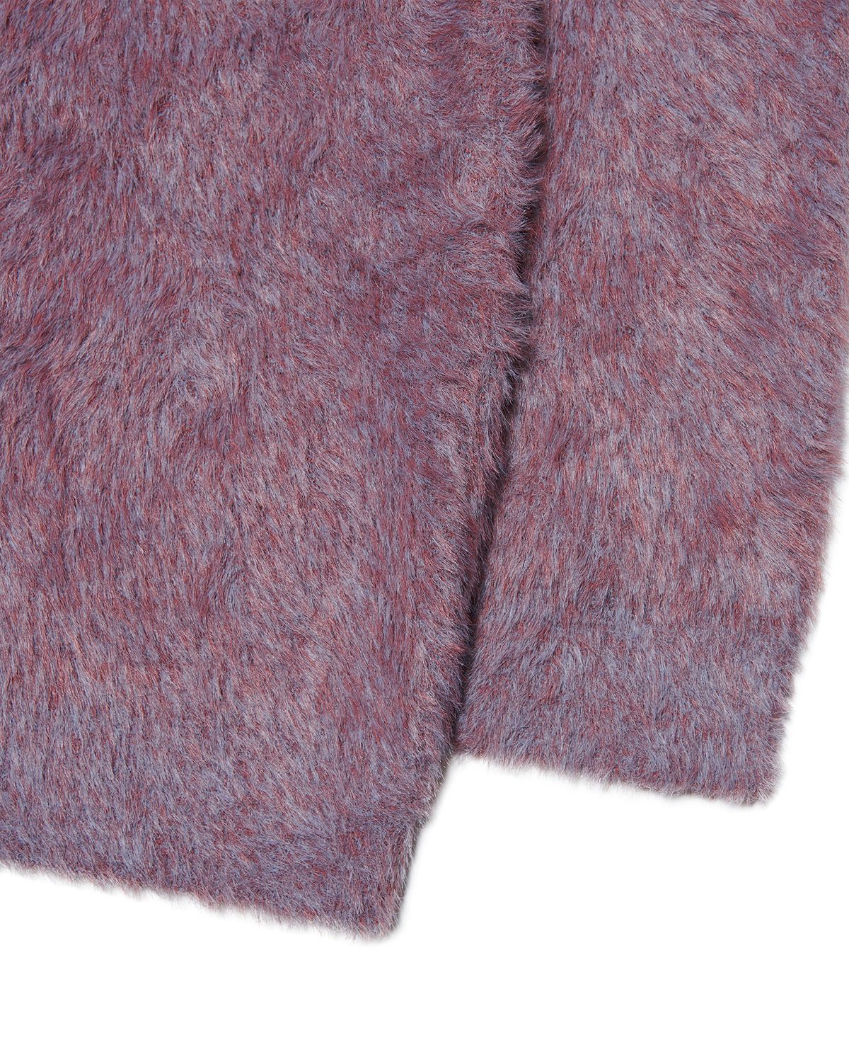 노매뉴얼(NOMANUAL) CROPPED HAIRY KNIT - ROSE