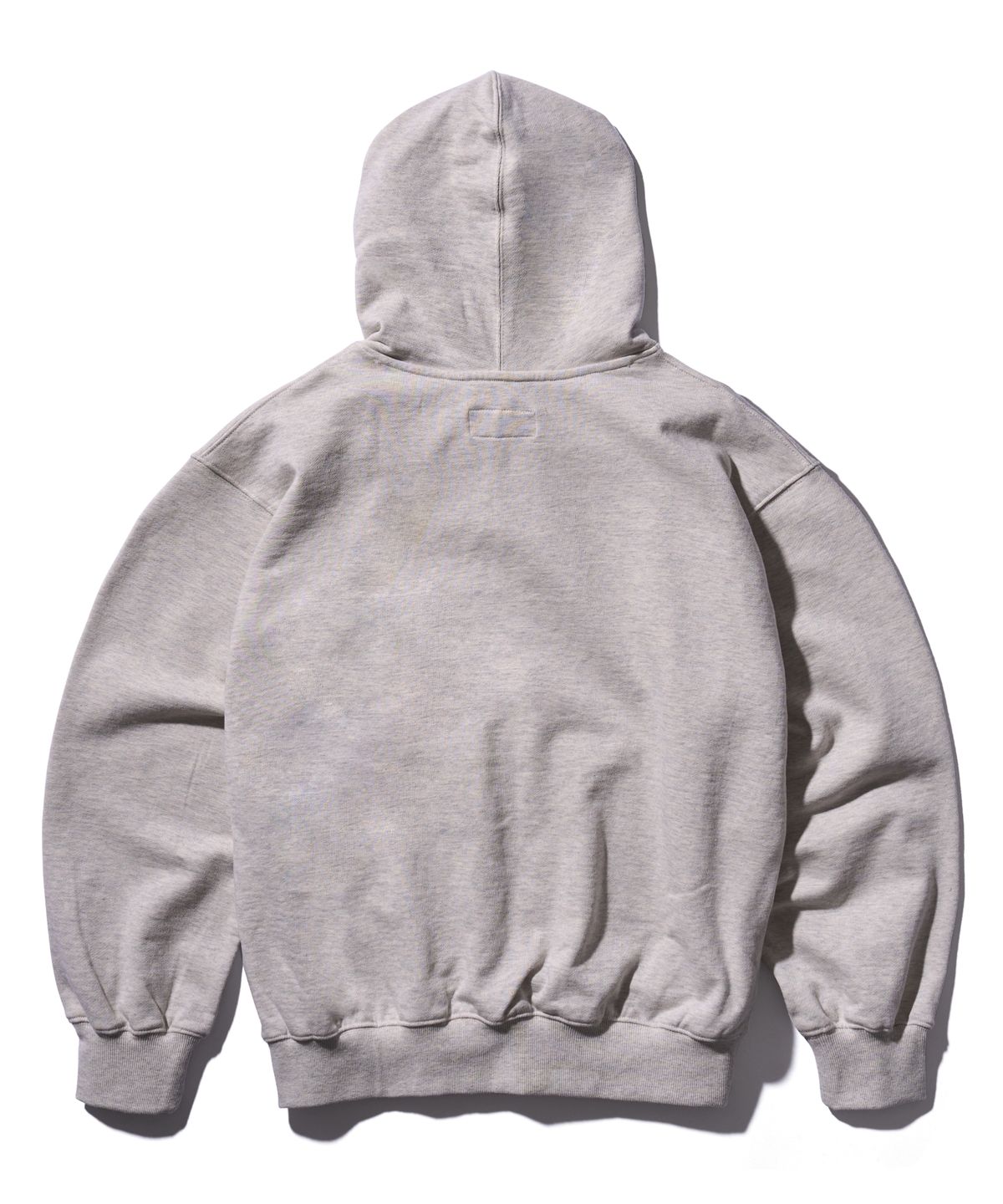 에이카화이트(AECA) BIG LOGO PULLOVER HOODIE-MELANGE OATMEAL