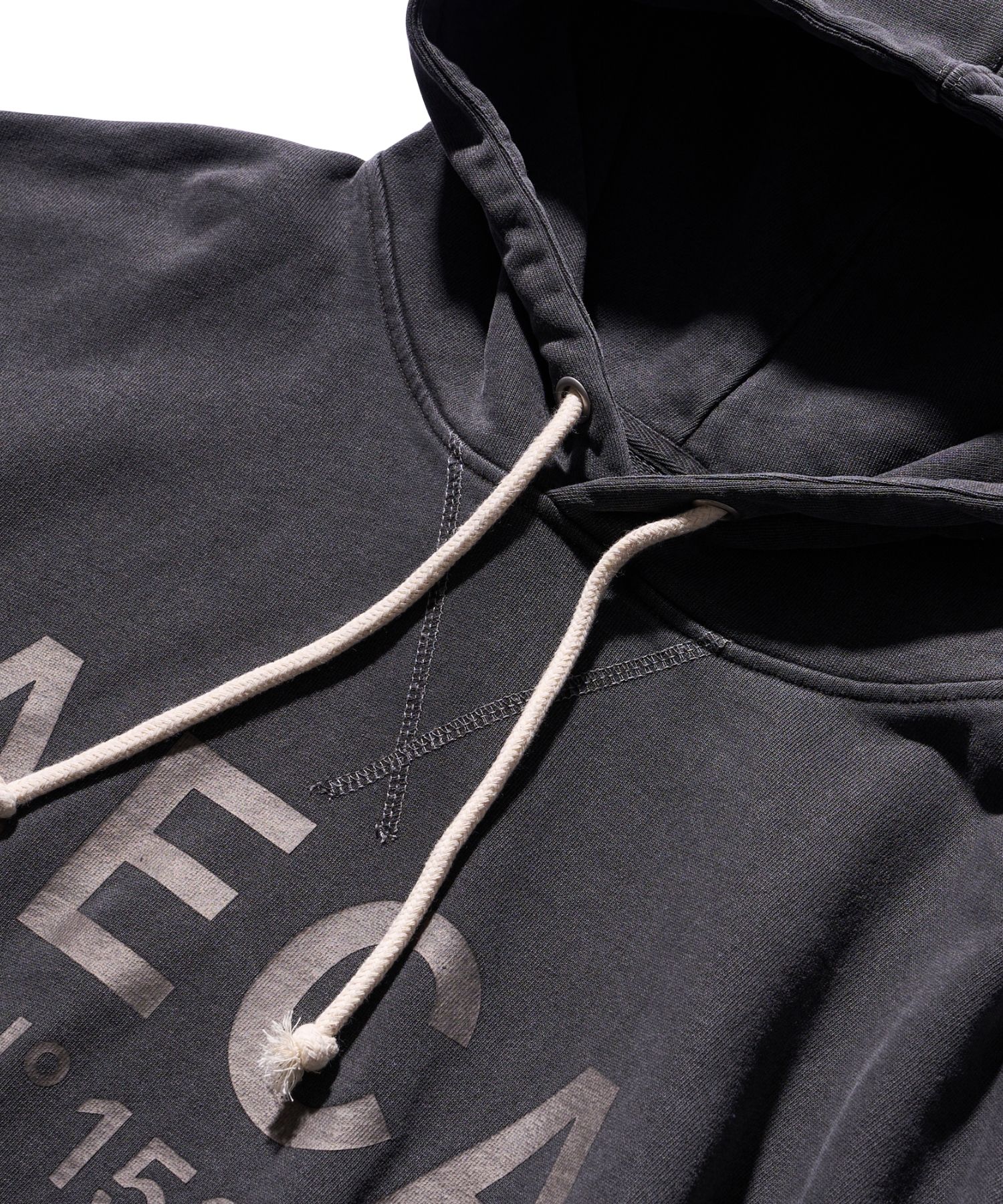 パーカー・フーディ AECA WHITE BIG LOGO PULLOVER HOODIEWASHED CHARCOAL MUSINSA | AECA WHITE BIG LOGO PULLOVER HOODIE-WASHED CHARCOAL