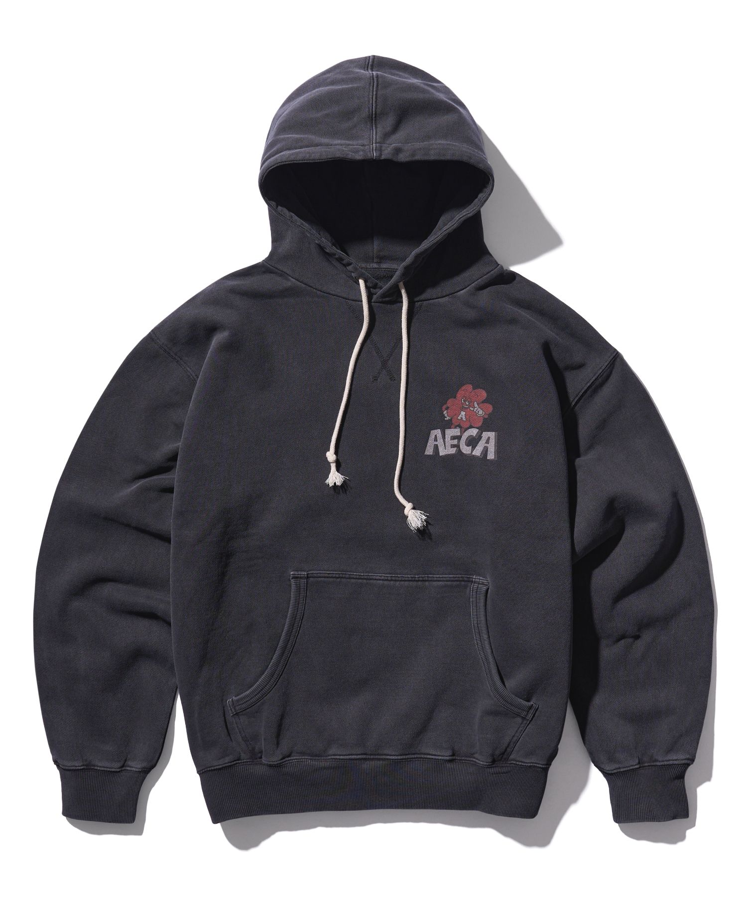 パーカー・フーディ AECA WHITE CLOVER HOLIDAY HOODIE SWEATWASHED CHARCOAL MUSINSA | AECA WHITE CLOVER HOLIDAY HOODIE SWEAT-WASHED CHARCOAL