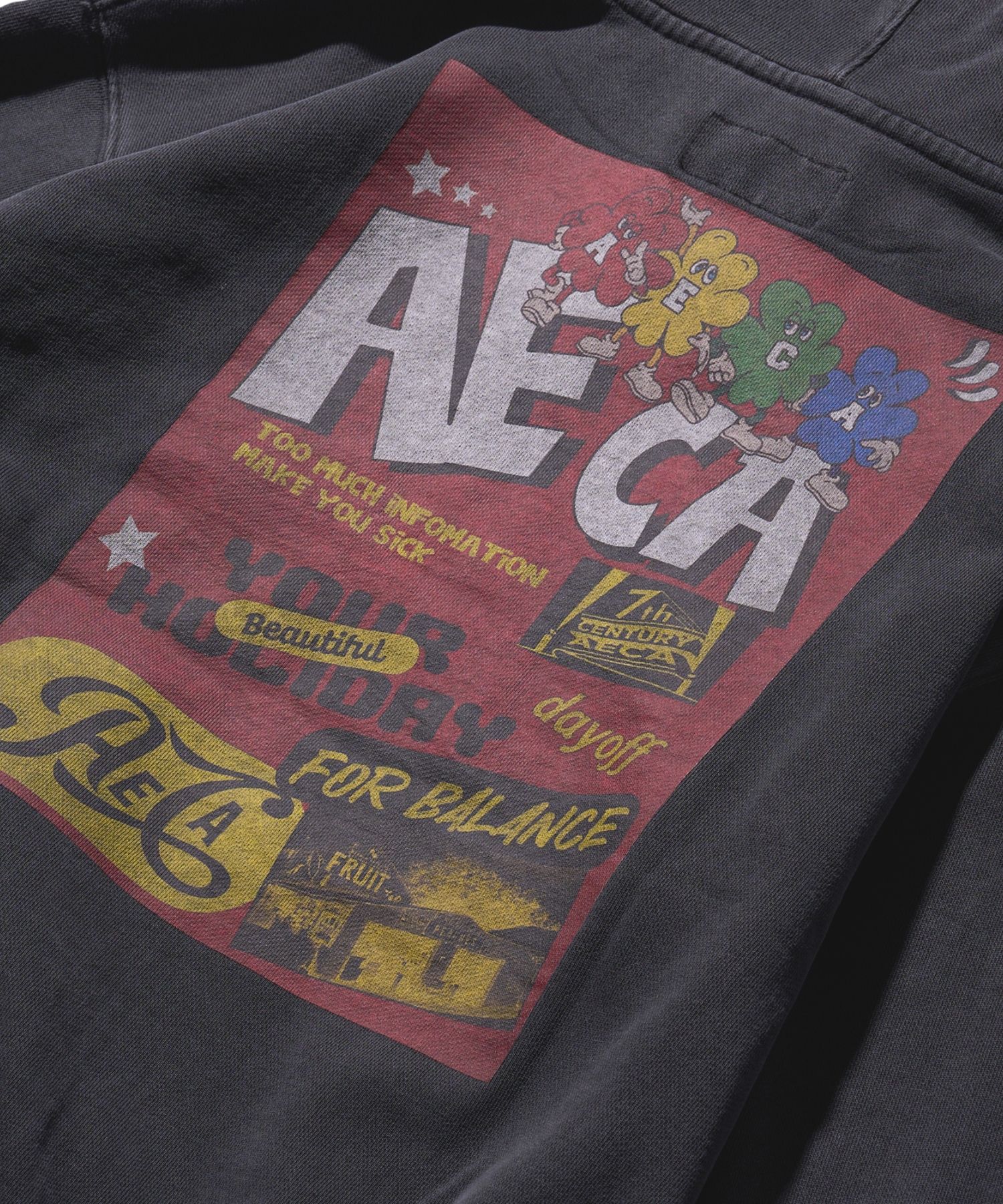 パーカー・フーディ AECA WHITE CLOVER HOLIDAY HOODIE SWEATWASHED CHARCOAL 에이카화이트 | CLOVER HOLIDAY HOODIE SWEAT