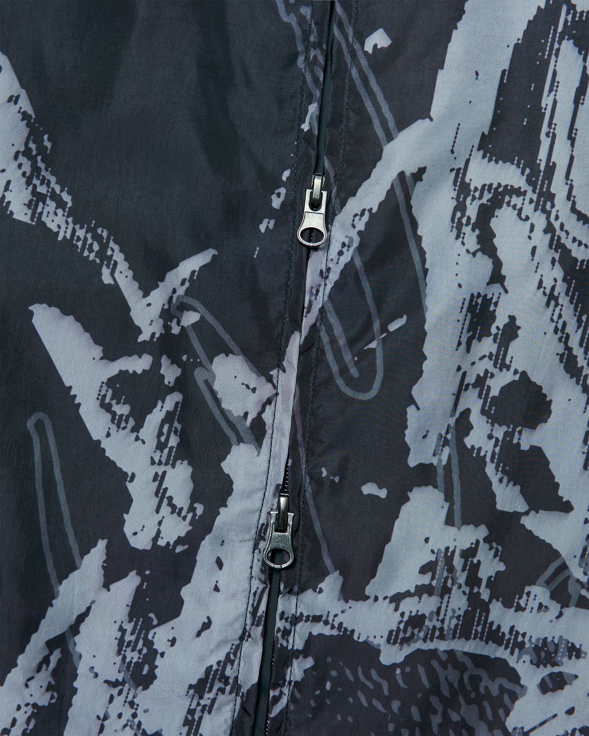 노매뉴얼(NOMANUAL) W.F GRAPHIC SHIRT JACKET - BLACK