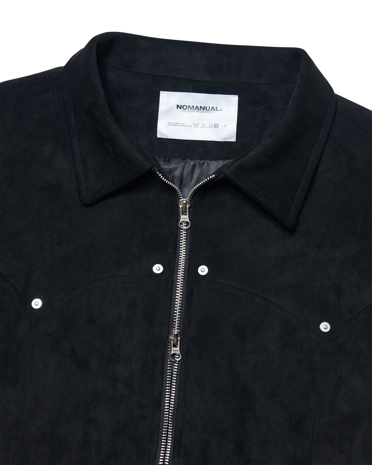 노매뉴얼(NOMANUAL) S.W JACKET - BLACK