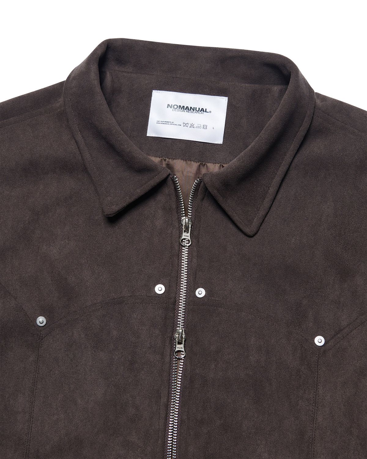 노매뉴얼(NOMANUAL) S.W JACKET - BROWN