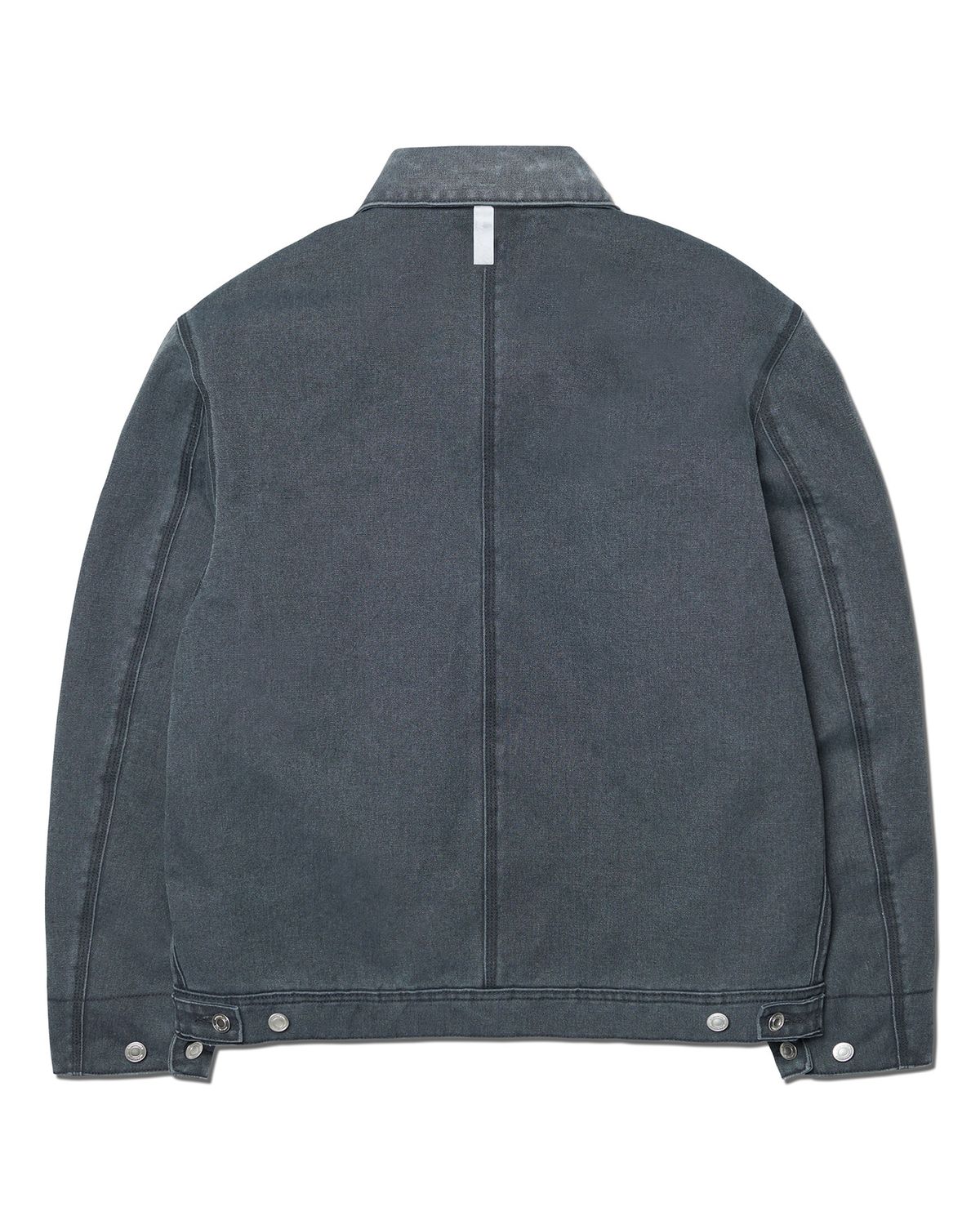 노매뉴얼(NOMANUAL) WASHED WORK JACKET - WASHED CHARCOAL