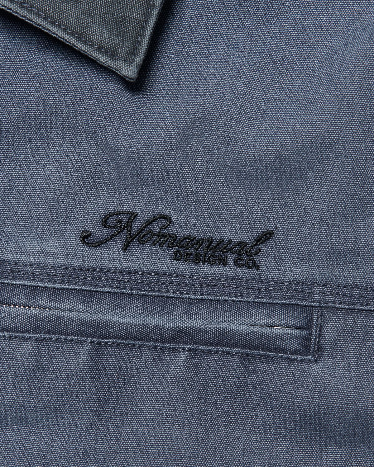 노매뉴얼(NOMANUAL) WASHED WORK JACKET - WASHED NAVY