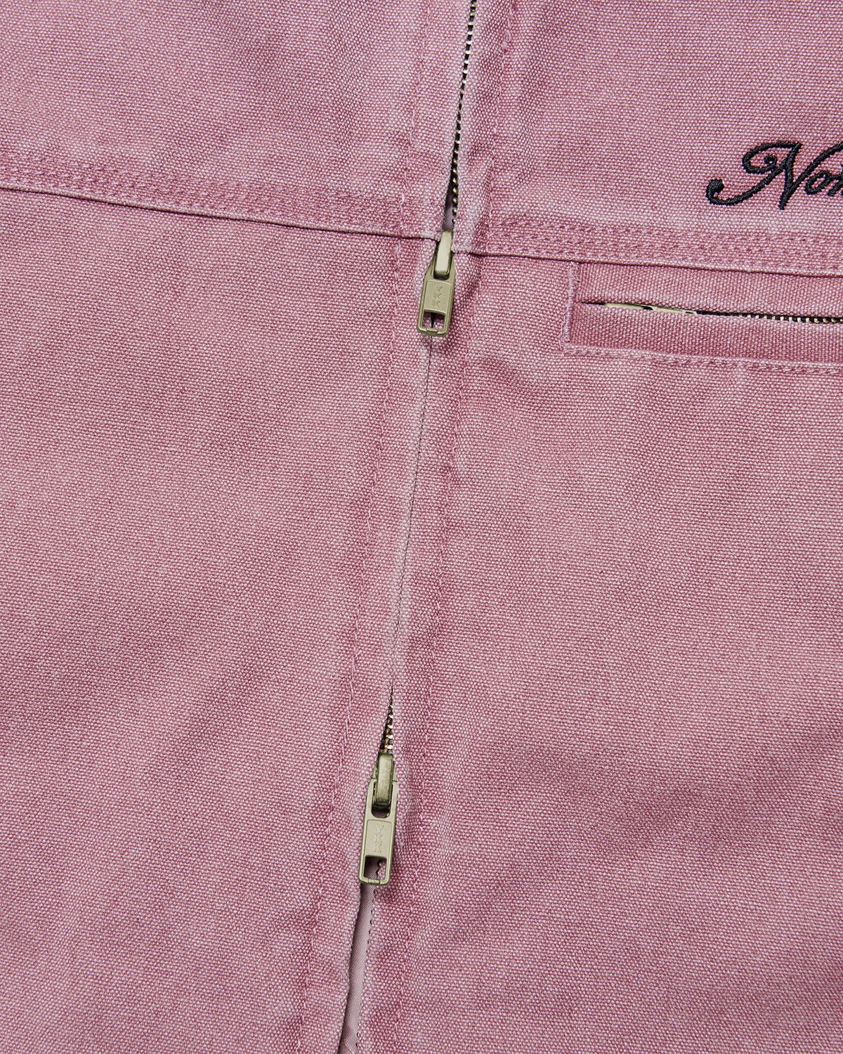 노매뉴얼(NOMANUAL) WASHED WORK JACKET - WASHED PINK