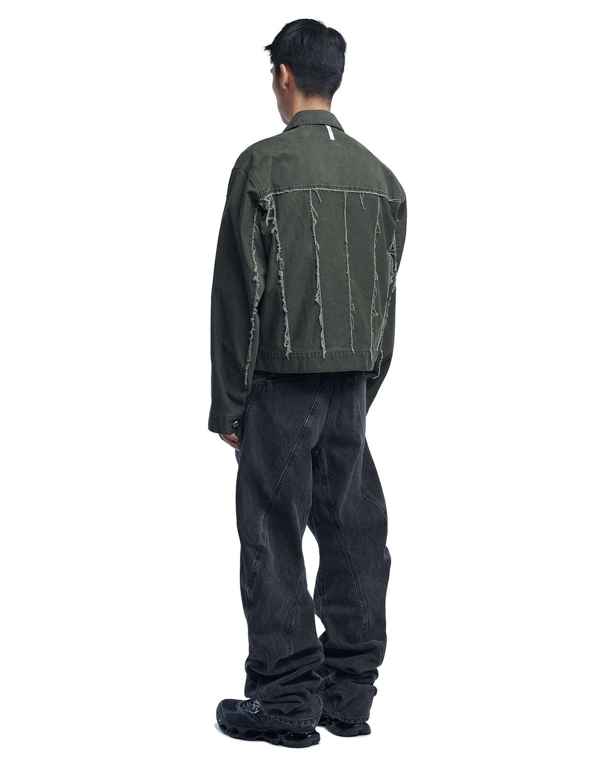 노매뉴얼(NOMANUAL) R.E TRUCKER JACKET - WASHED KHAKI