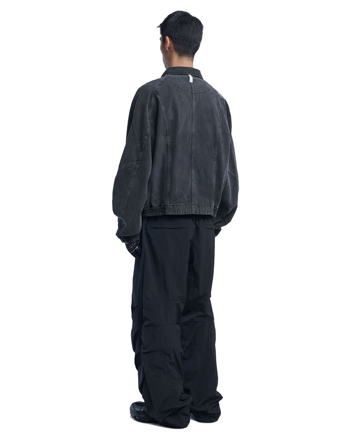 노매뉴얼(NOMANUAL) D.W DENIM JACKET - WASHED BLACK