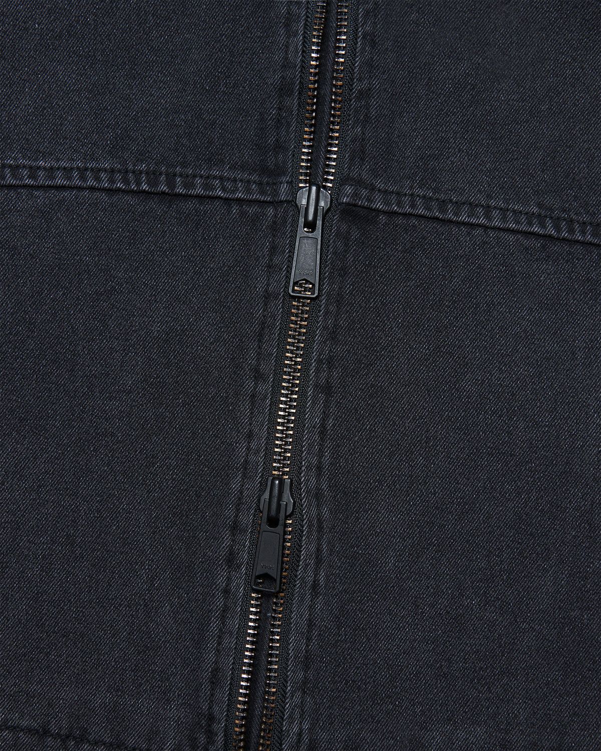 노매뉴얼(NOMANUAL) D.W DENIM JACKET - WASHED BLACK