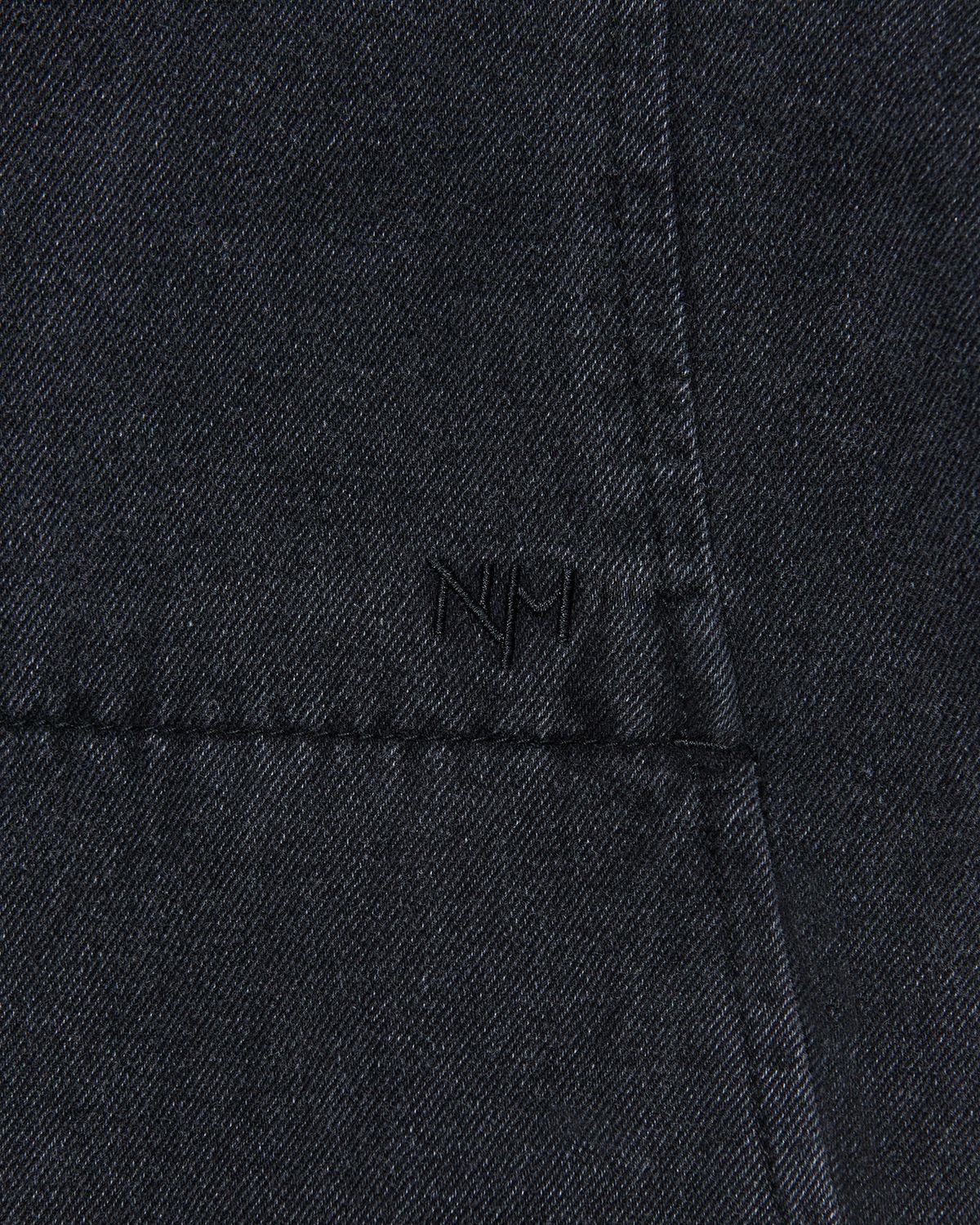 노매뉴얼(NOMANUAL) D.W DENIM JACKET - WASHED BLACK