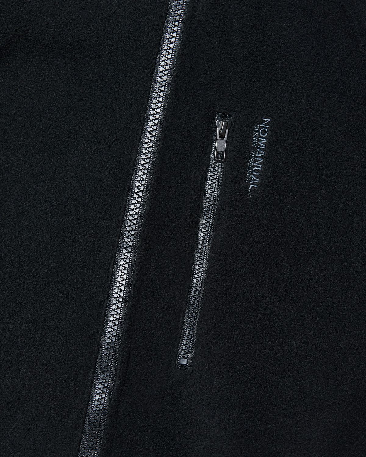 노매뉴얼(NOMANUAL) T.S FLEECE JACKET - BLACK