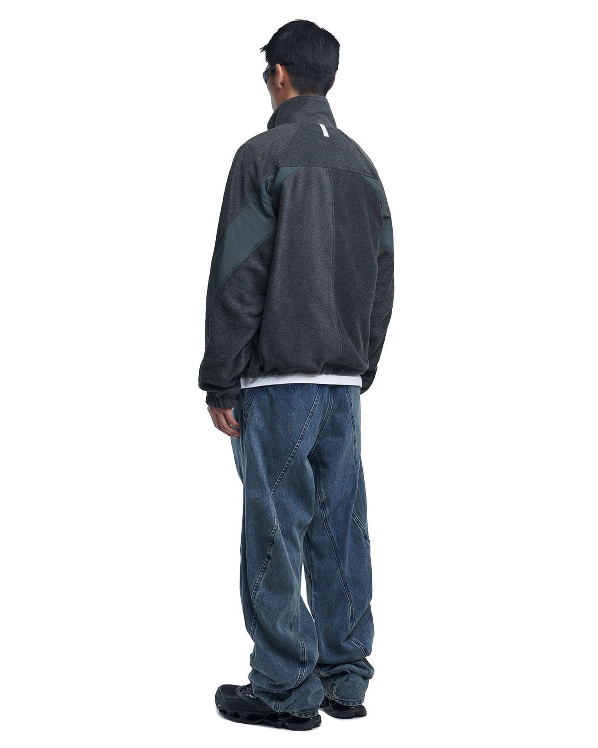 노매뉴얼(NOMANUAL) T.S FLEECE JACKET - CHARCOAL
