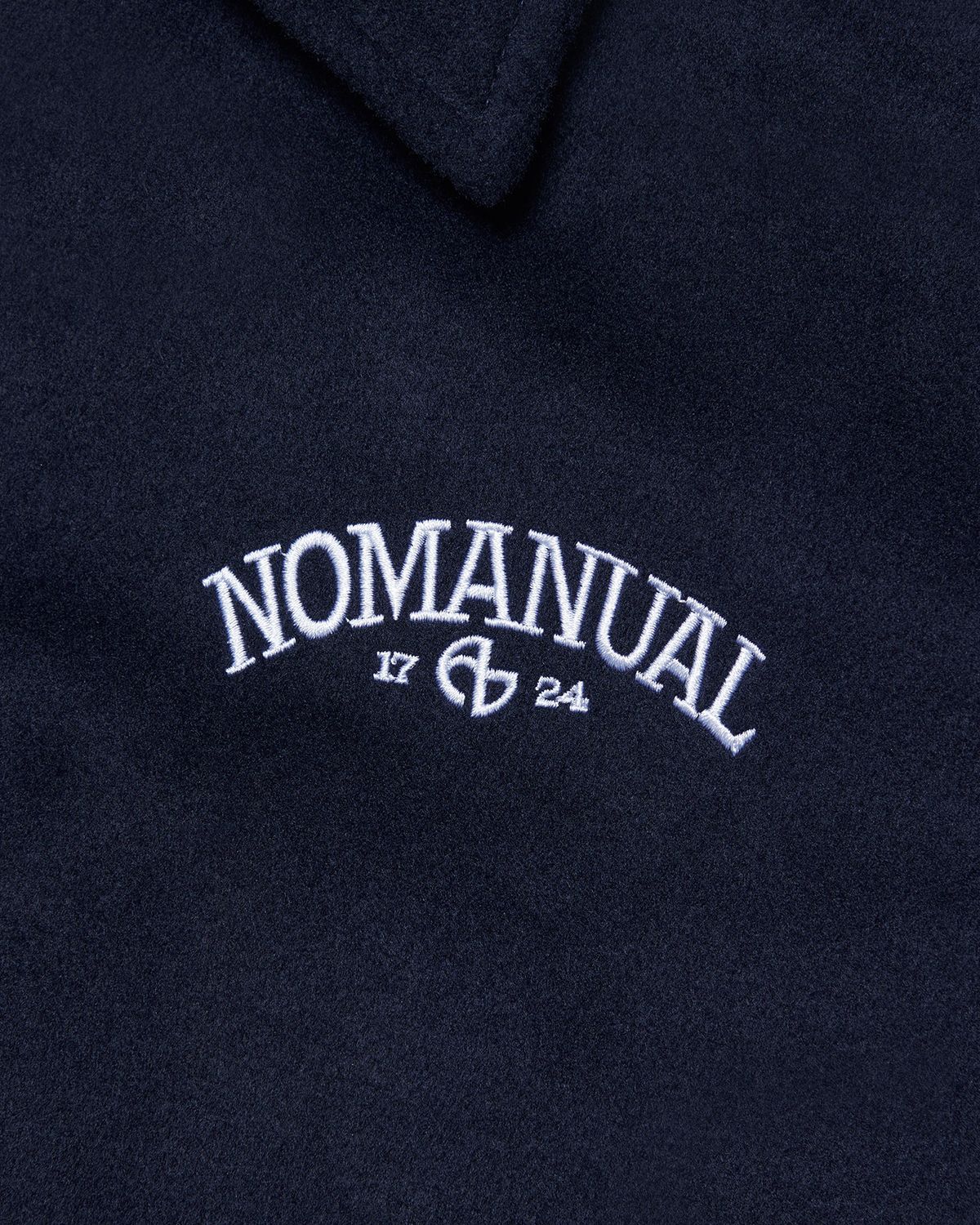 노매뉴얼(NOMANUAL) W.S VARSITY JACKET - DARK NAVY