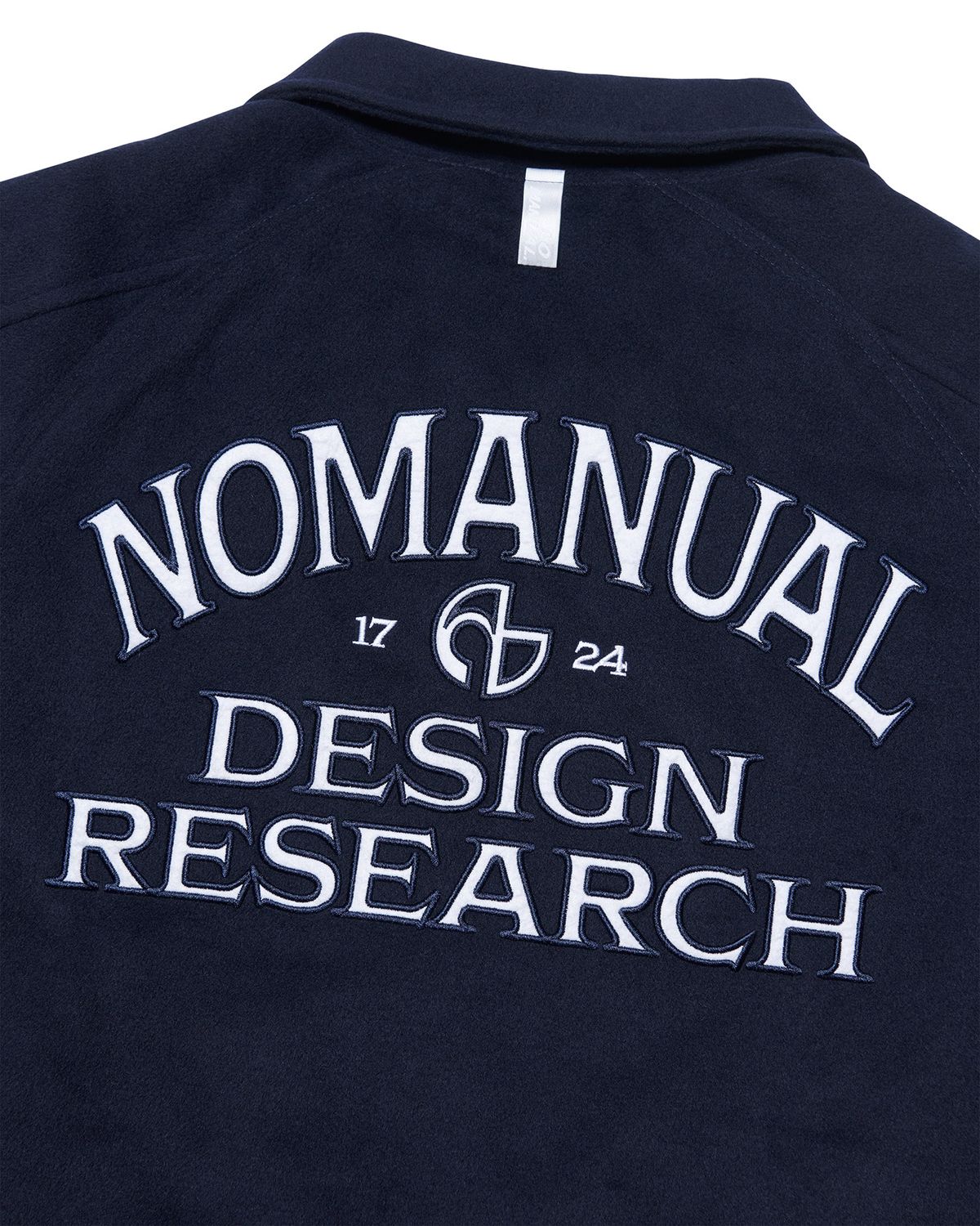 노매뉴얼(NOMANUAL) W.S VARSITY JACKET - DARK NAVY