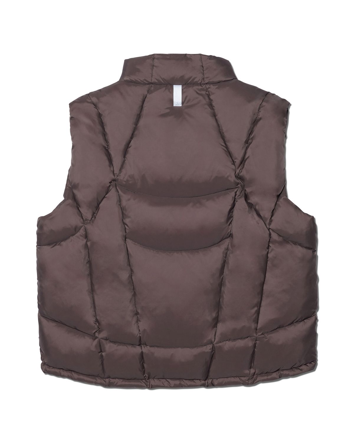 노매뉴얼(NOMANUAL) PARABOLA DUCK DOWN VEST - BROWN