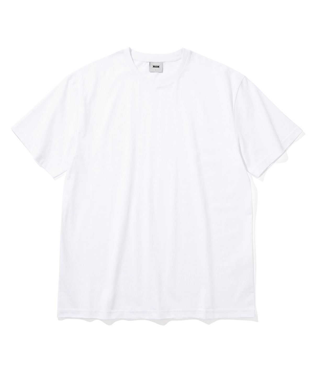 엑스오엑스(XOX) 베이직 크루넥 반팔 티셔츠 [WHITE]