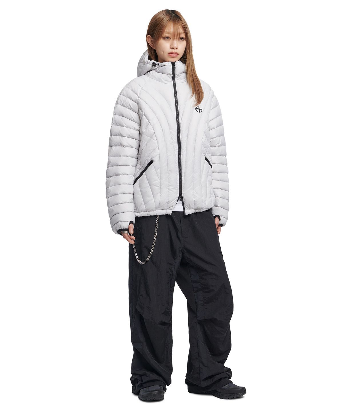 노매뉴얼(NOMANUAL) NUBES LIGHT DUCK DOWN - GLOSSY GRAY
