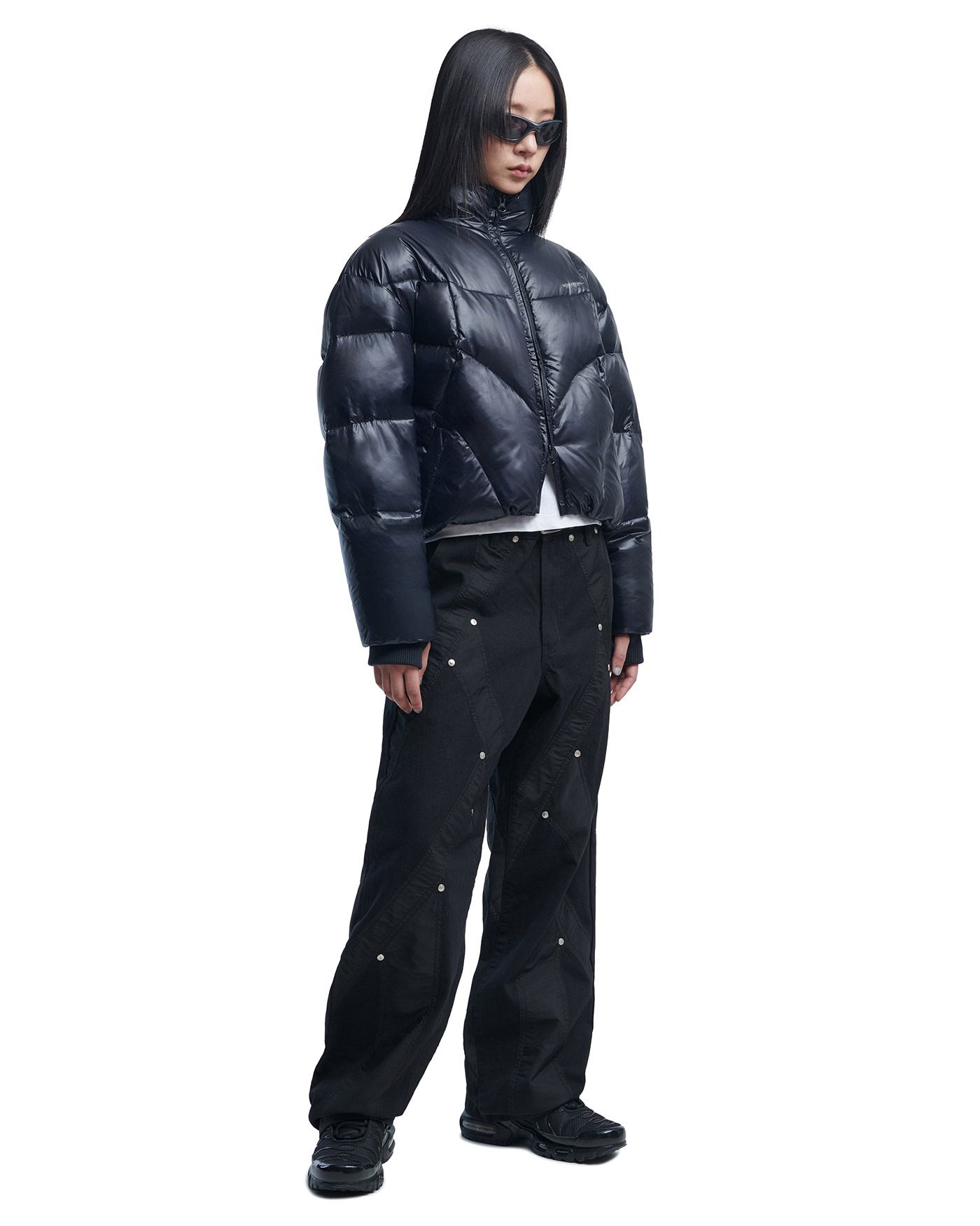 MUSINSA | NOMANUAL AELLA DUCK DOWN - GLOSSY BLACK