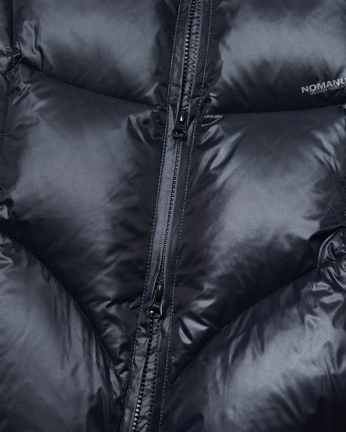 MUSINSA | NOMANUAL AELLA DUCK DOWN - GLOSSY BLACK