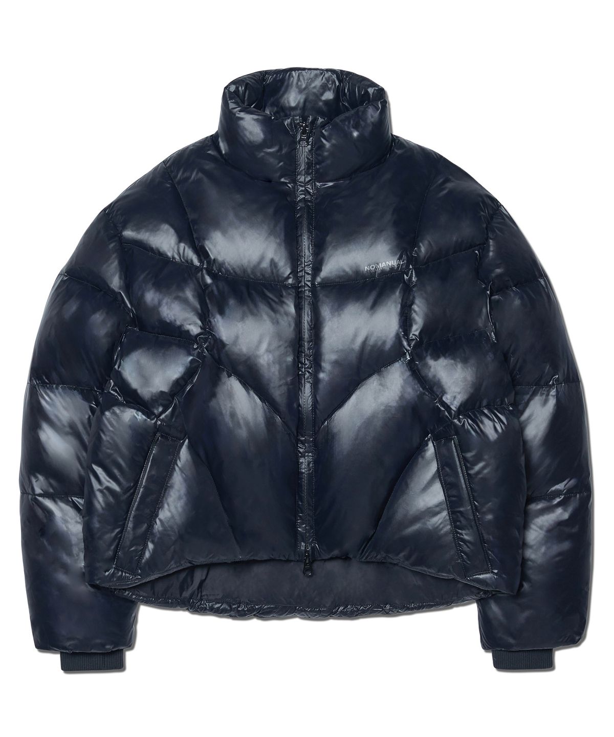 노매뉴얼(NOMANUAL) AELLA DUCK DOWN - GLOSSY BLACK